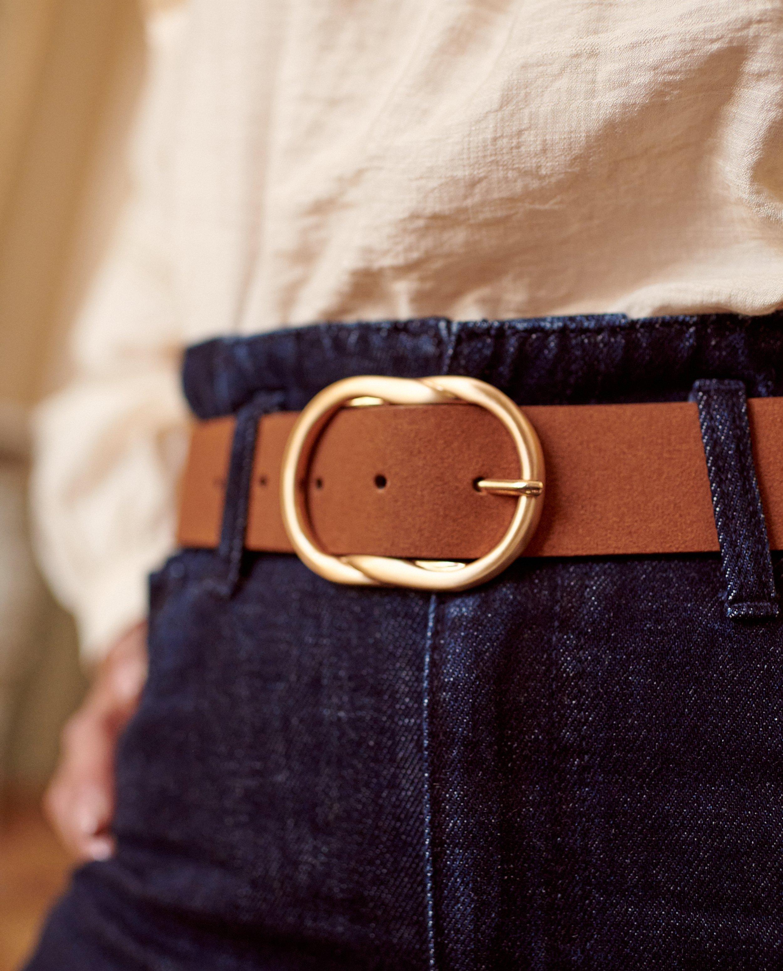 Bruine riem - null - Dina Tersago