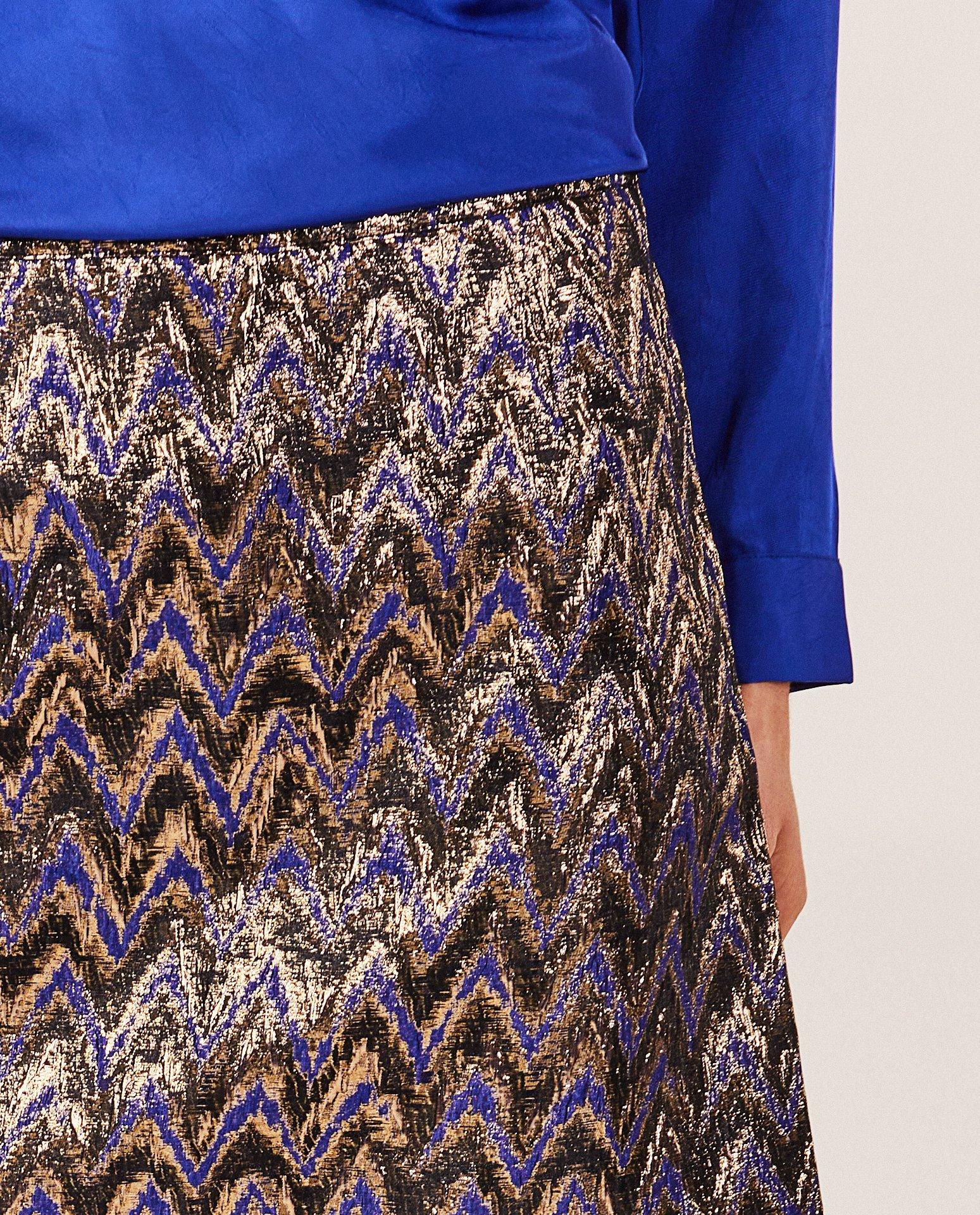 Rokken - Rok met jacquard-stof