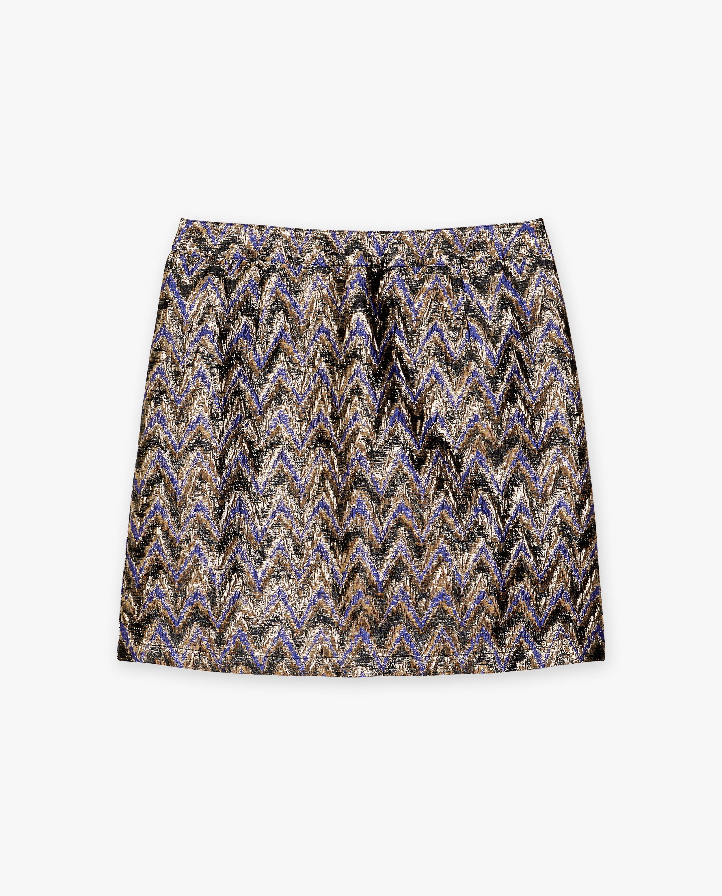 Rokken - Rok met jacquard-stof