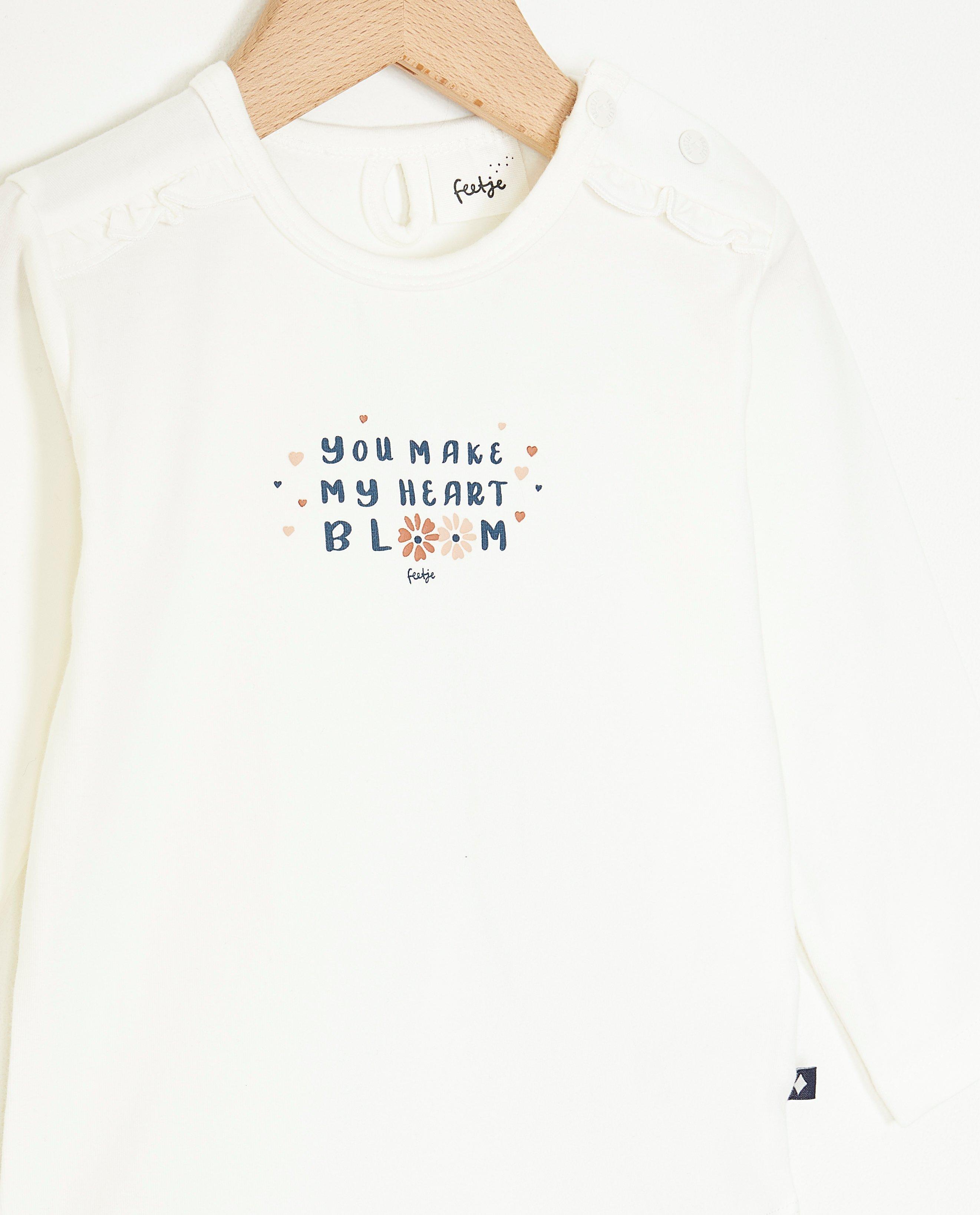 Witte longsleeve met opschrift - Product Detail - wit - afbeelding nummer 3