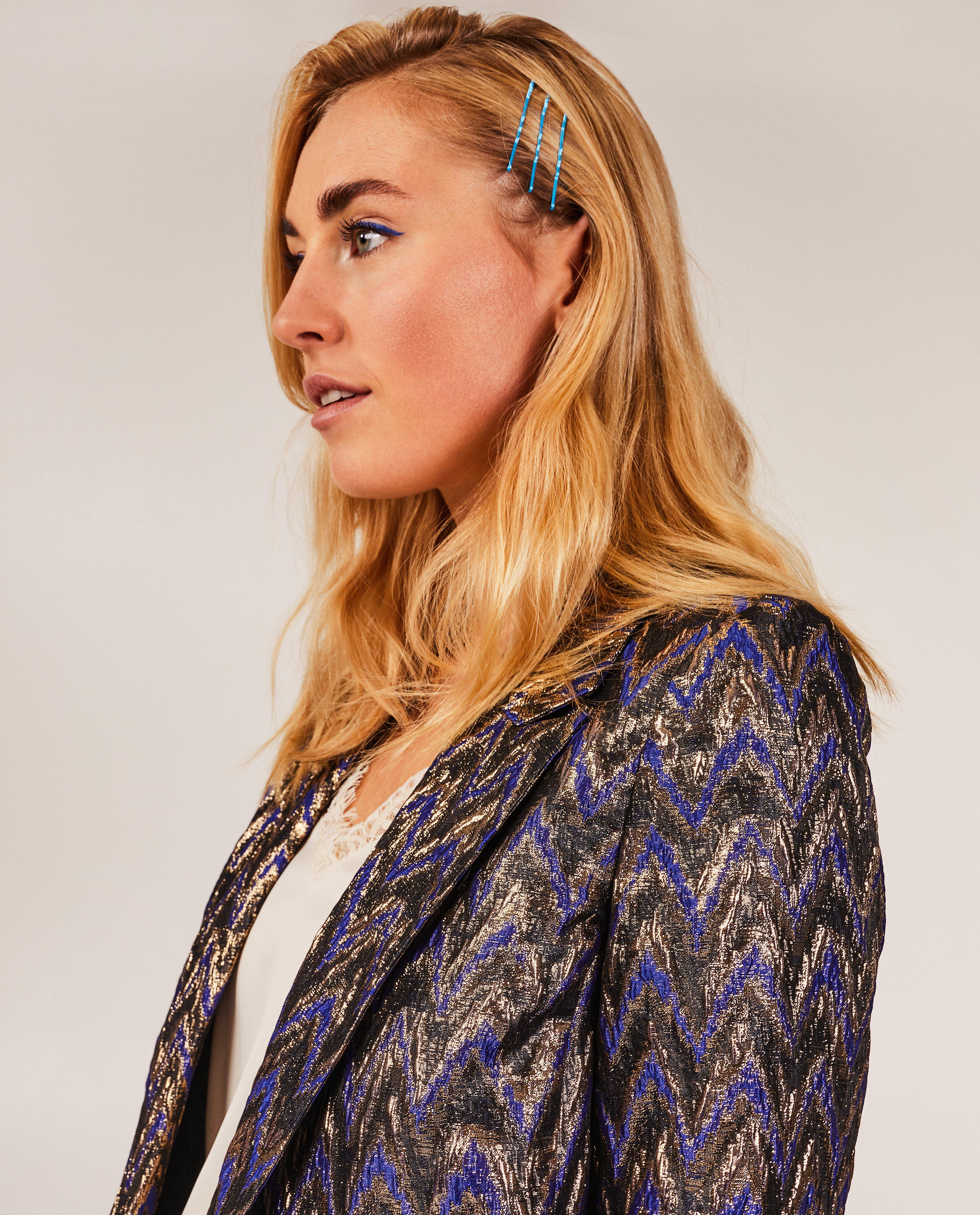 Blazers - Blazer met jacquard-stof