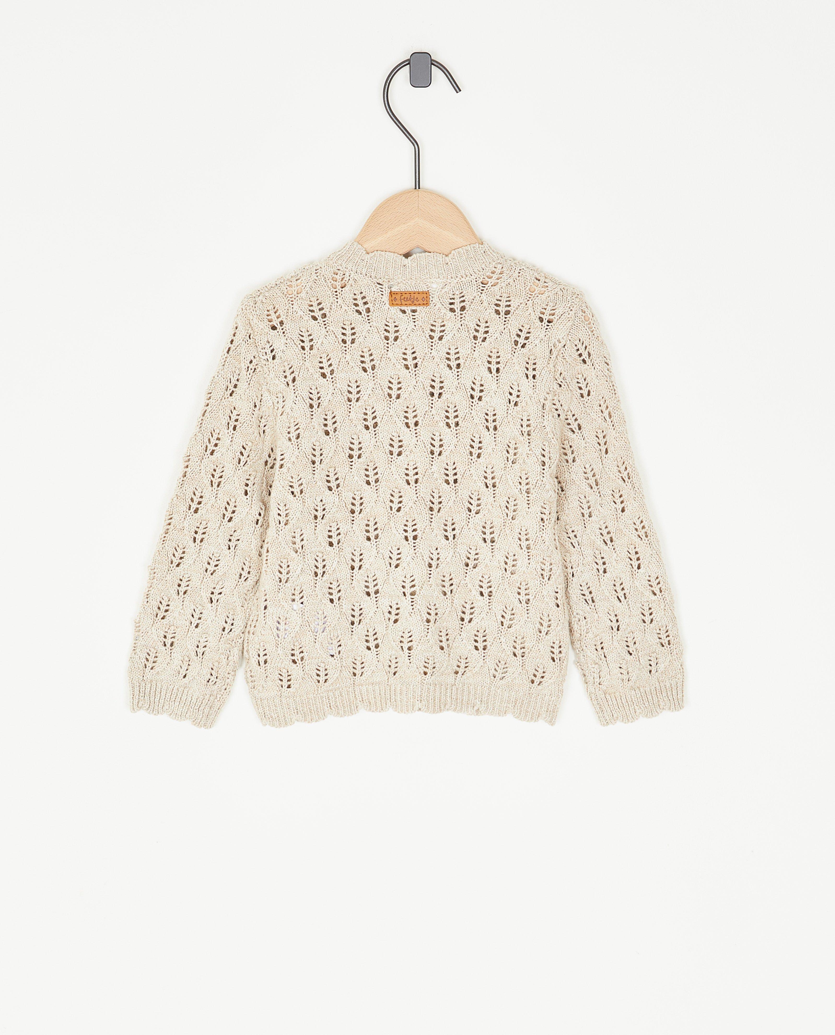 Cardigans - Cardigan tricoté à motif ajouré