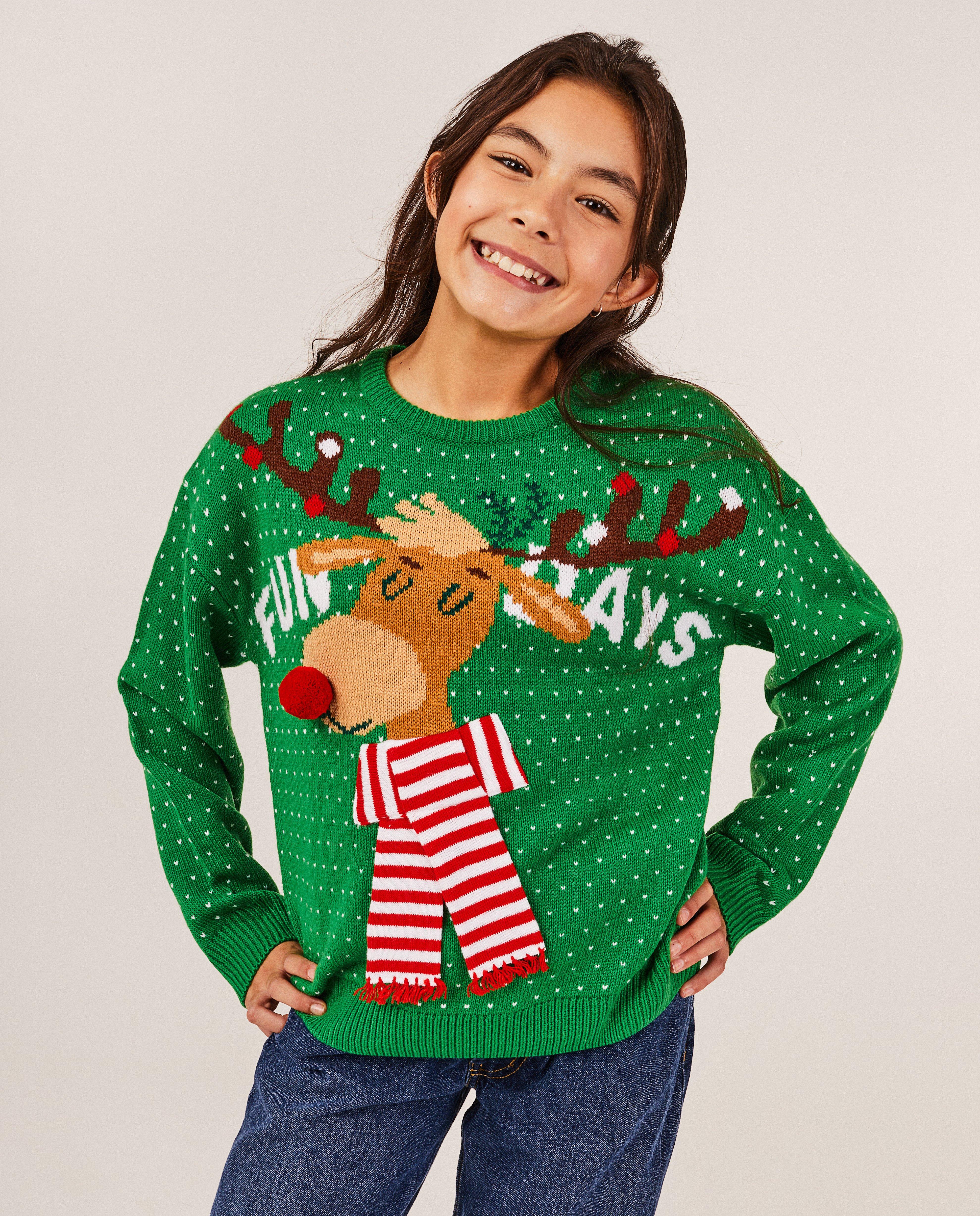 Pulls - Pull de Noël à relief, 7-14 ans