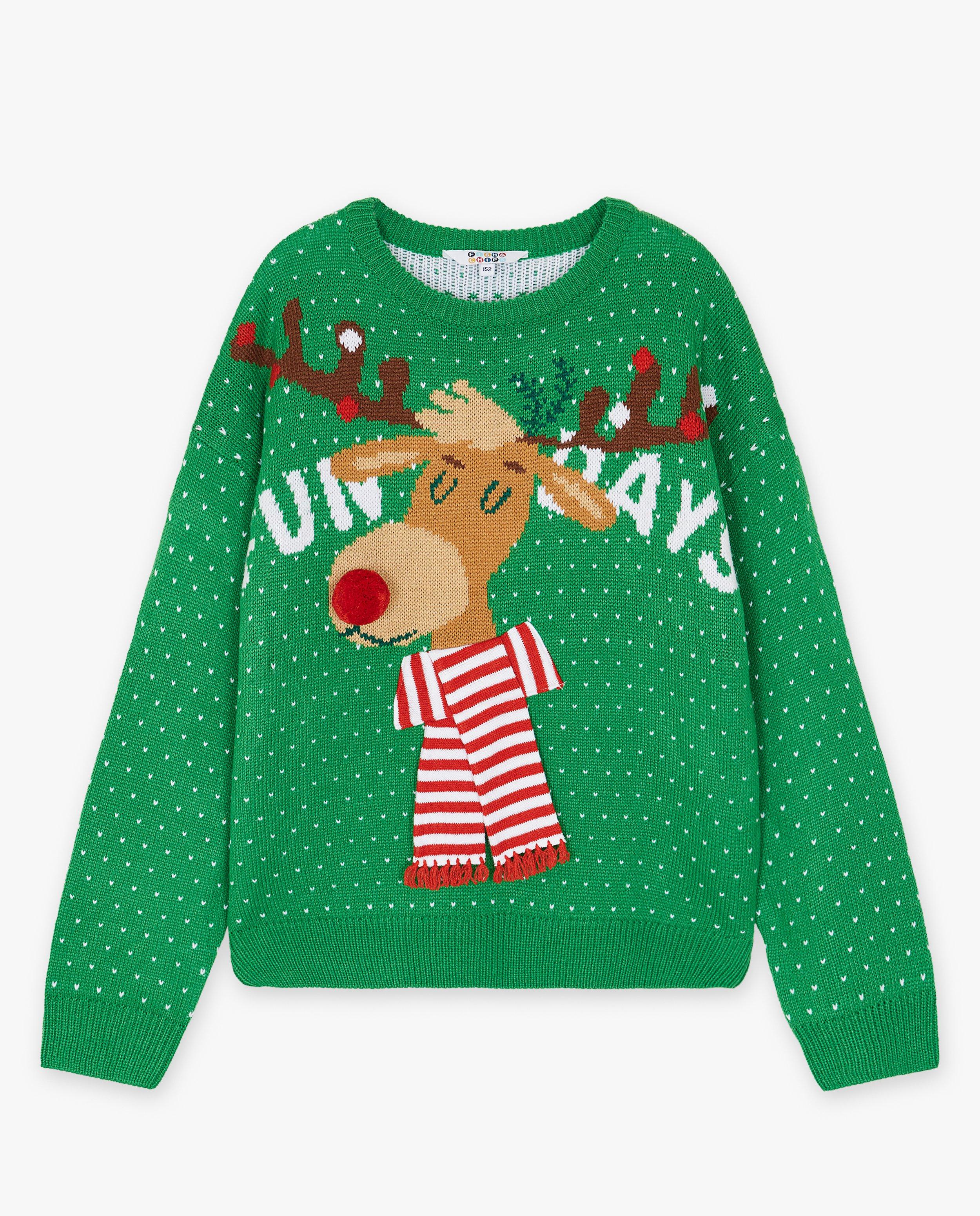 Pulls - Pull de Noël à relief, 7-14 ans