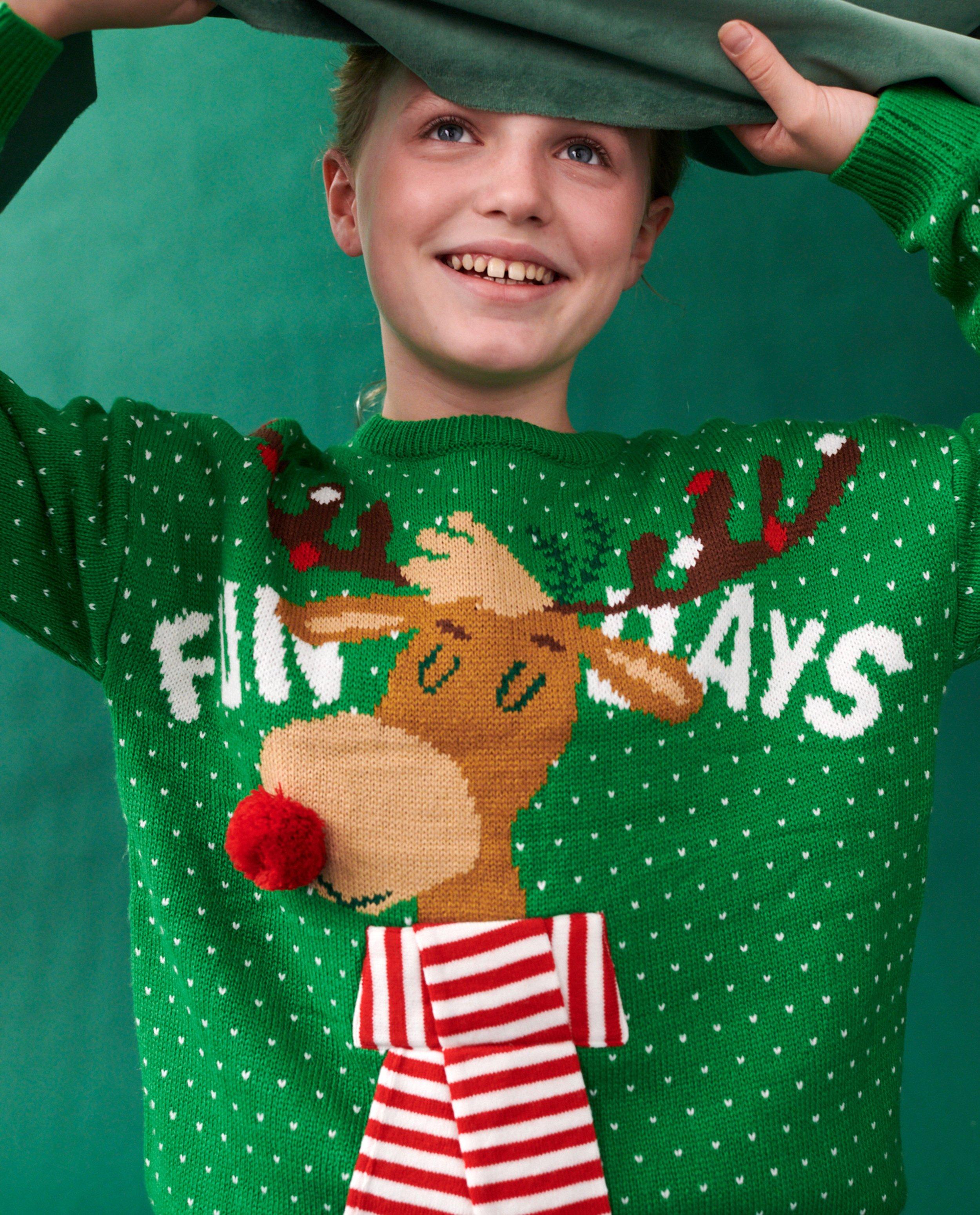 Pulls - Pull de Noël à relief, 7-14 ans