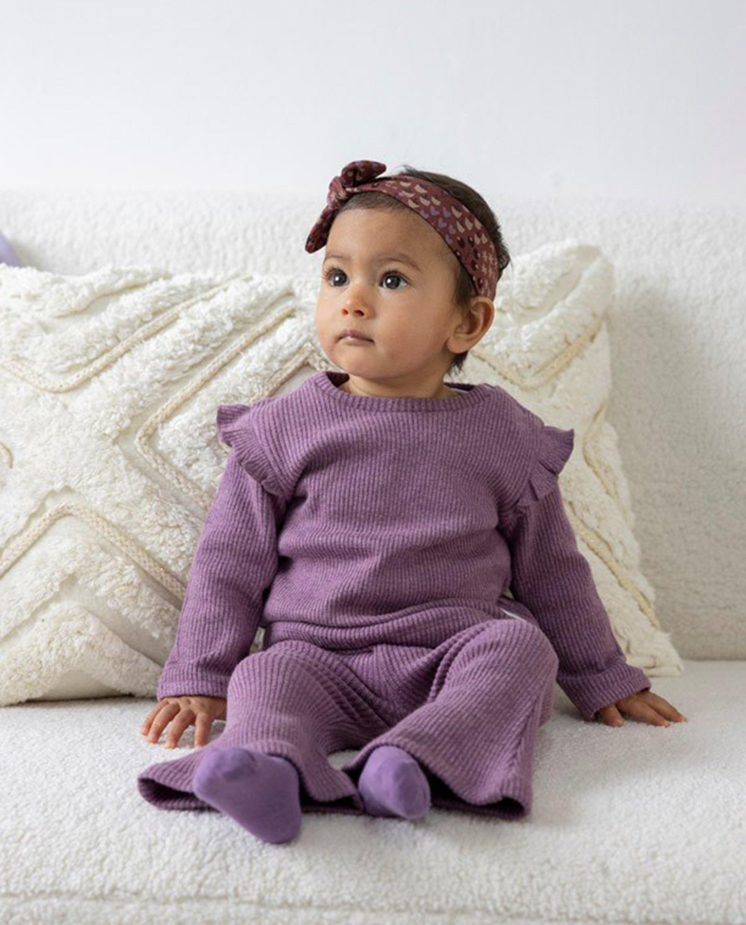 Longsleeve met ribpatroon - Product Detail - paars - afbeelding nummer 1