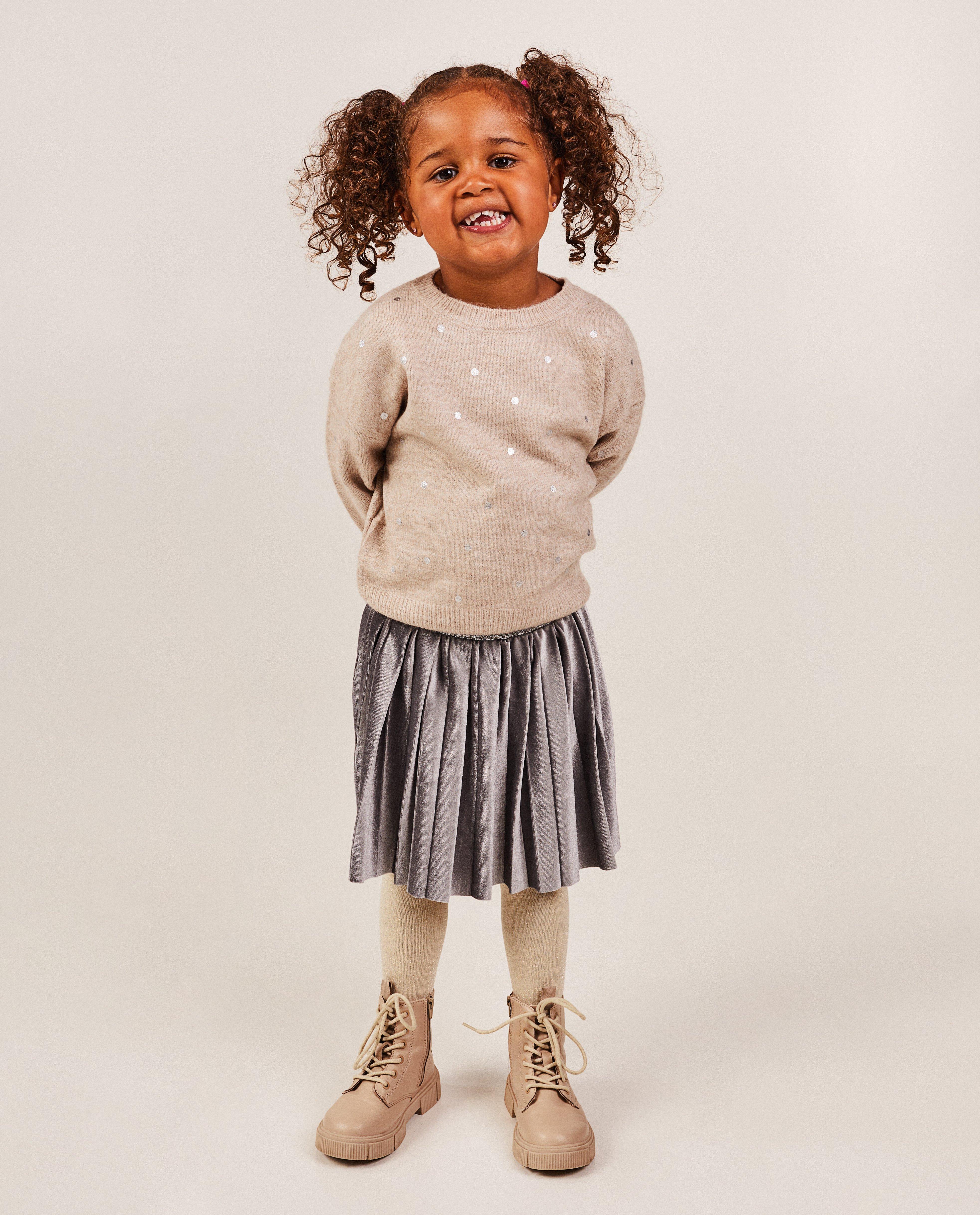 Beige trui met stippen - null - Milla Star