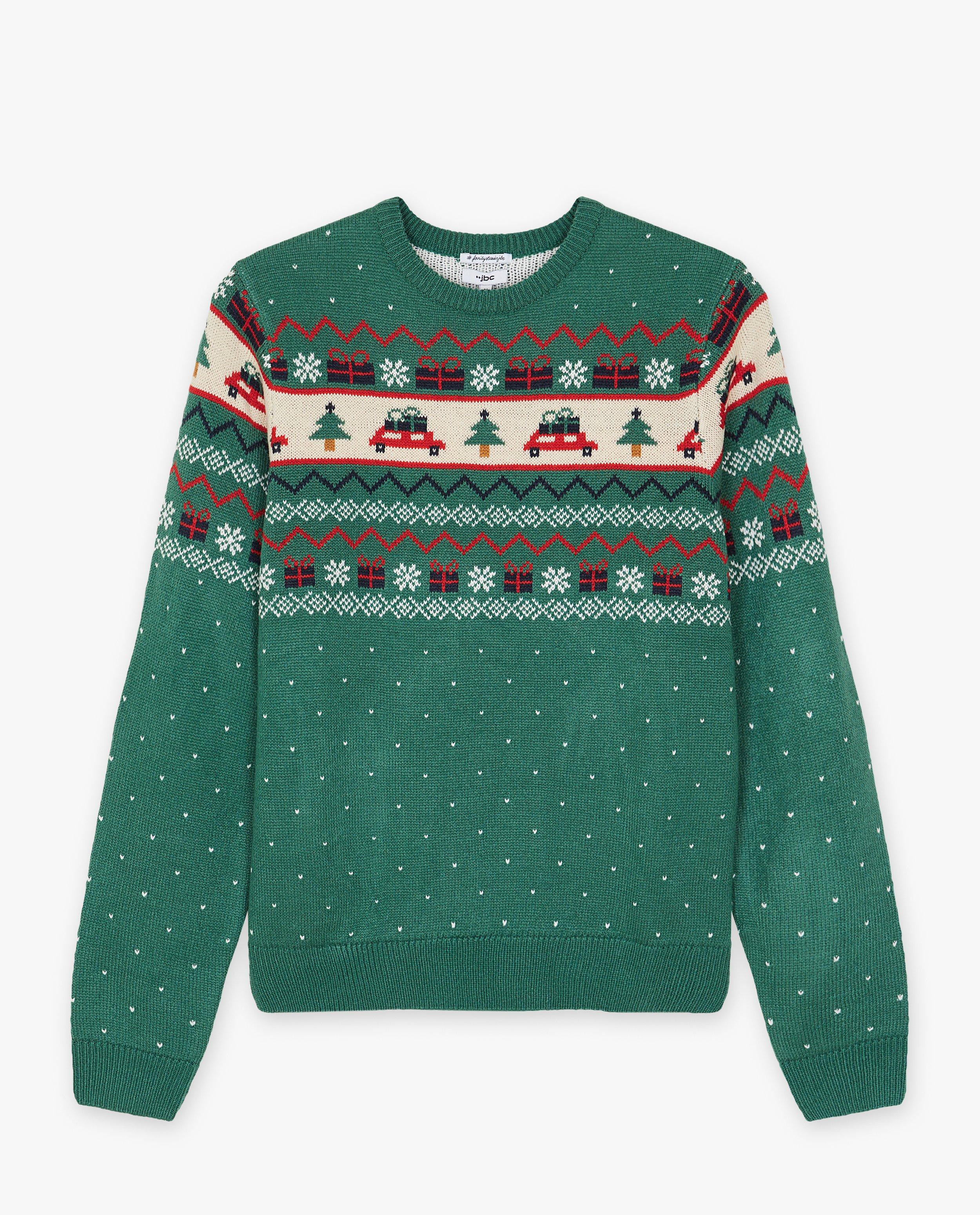 Truien - Groene kersttrui, heren