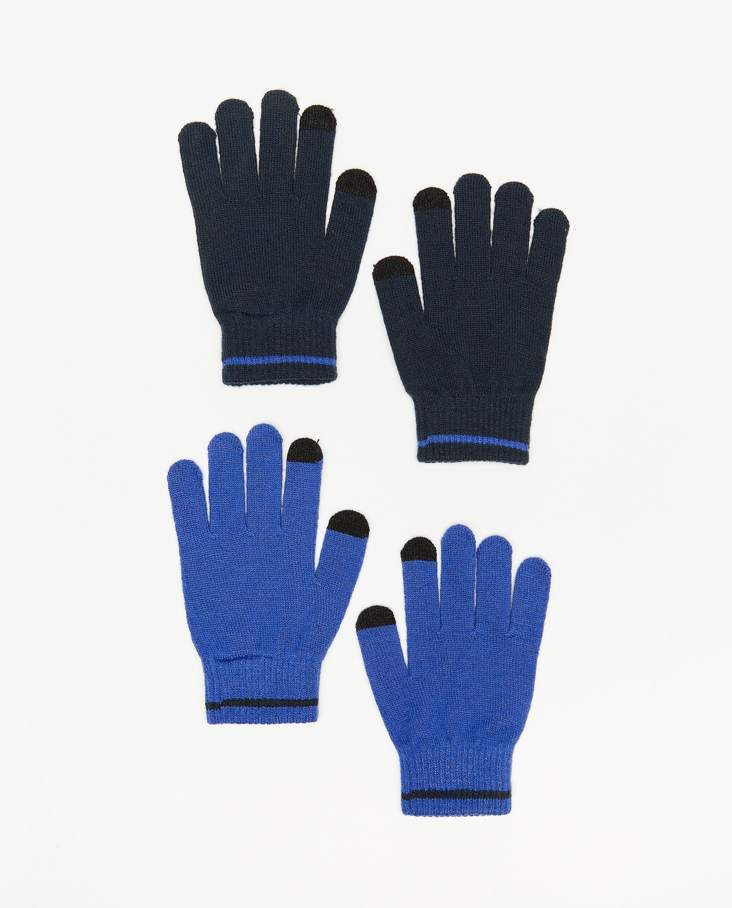 Set van 2 paar touchscreen handschoenen - null - Kidz Nation