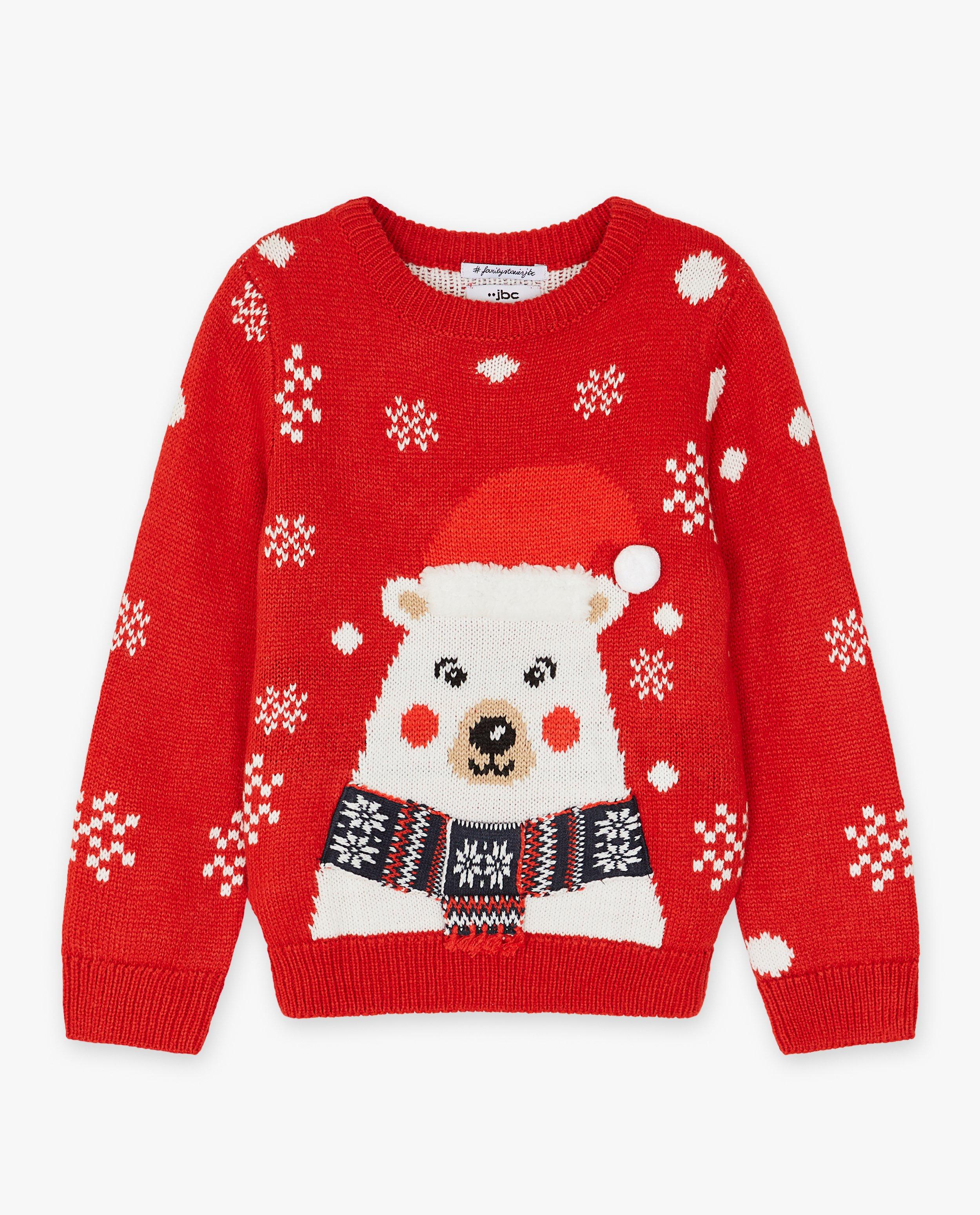 Truien - Kersttrui ijsbeer, unisex, 2-7 jaar
