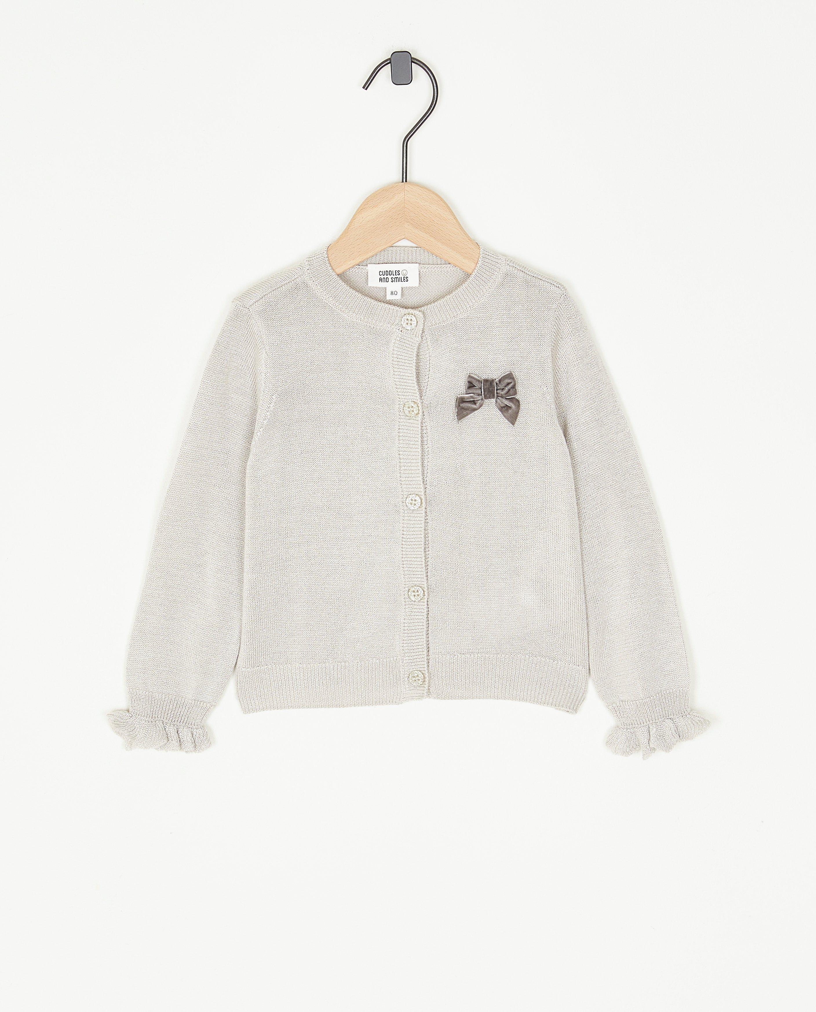 Cardigan avec fil métallisé - null - Cuddles and Smiles