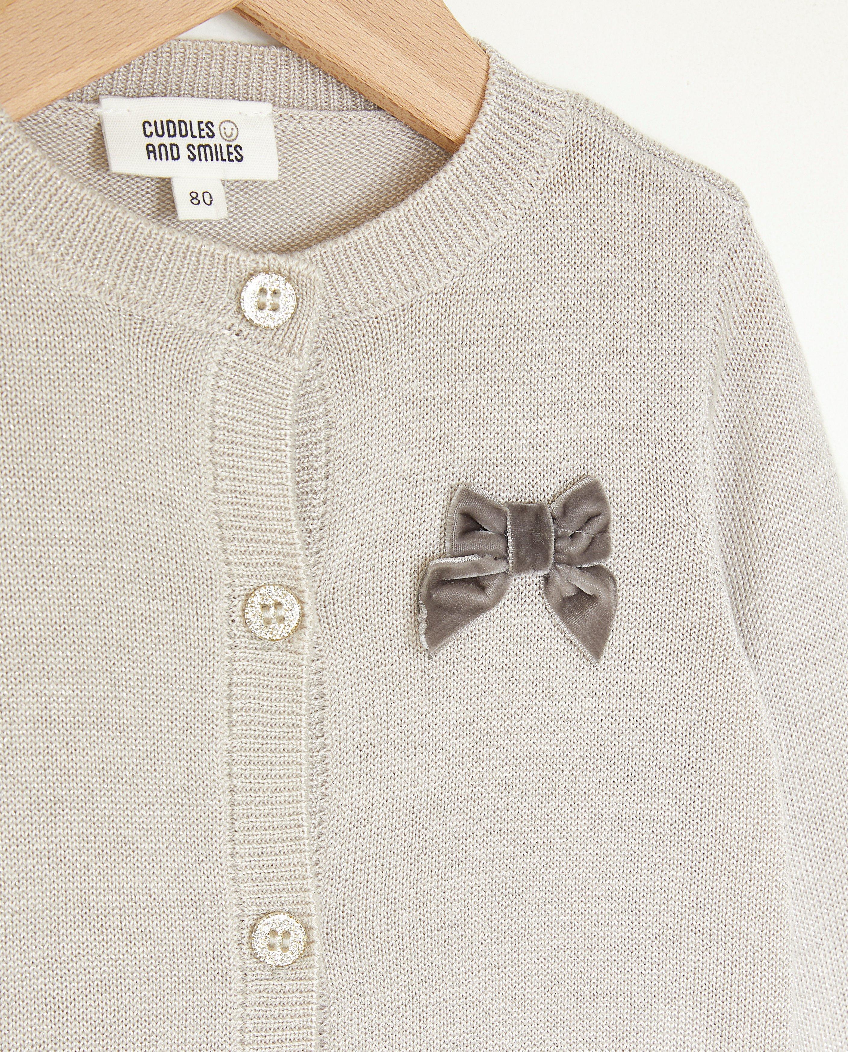 Cardigan - Cardigan met metaaldraad