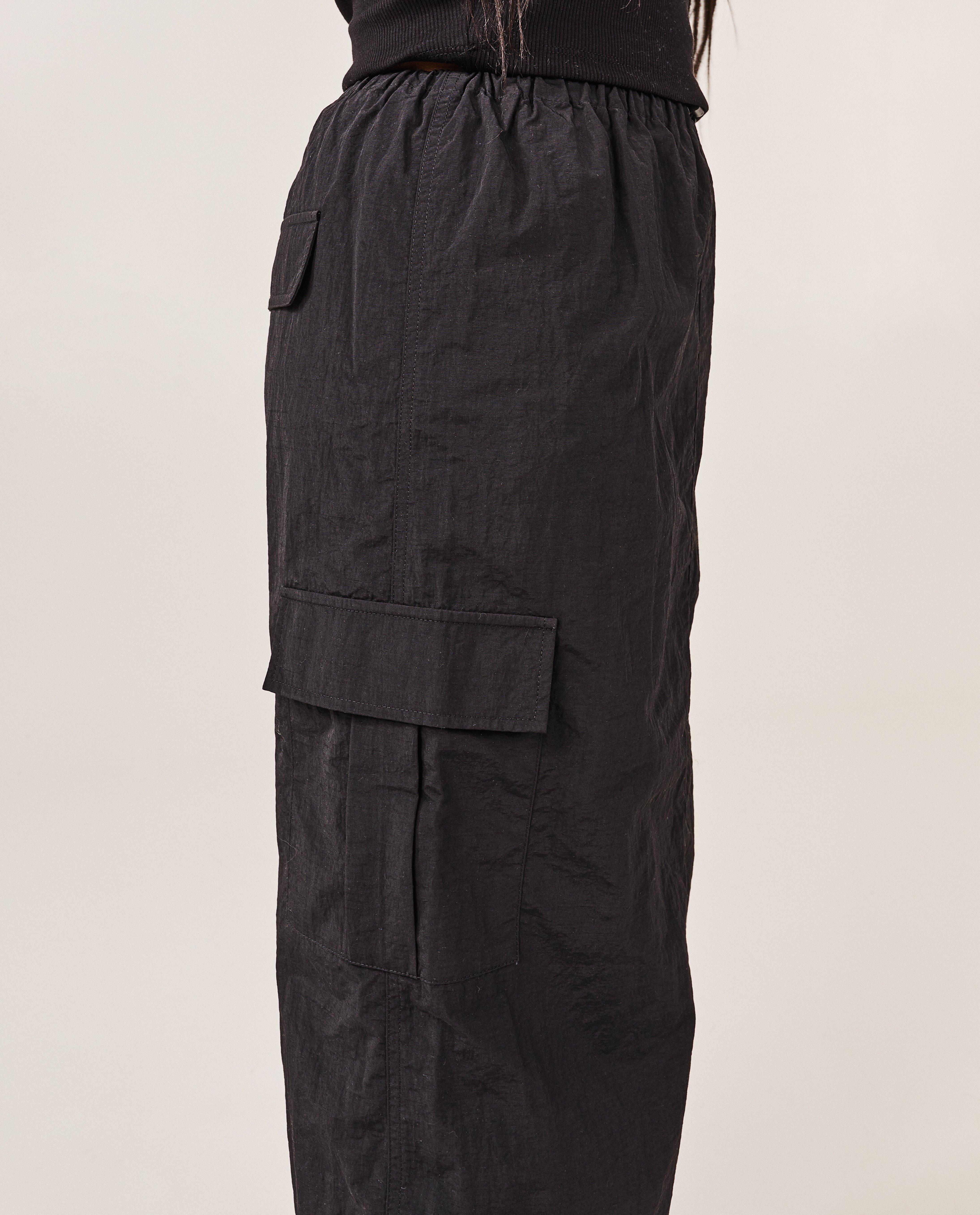 Rokken - Zwarte rok, cargo fit