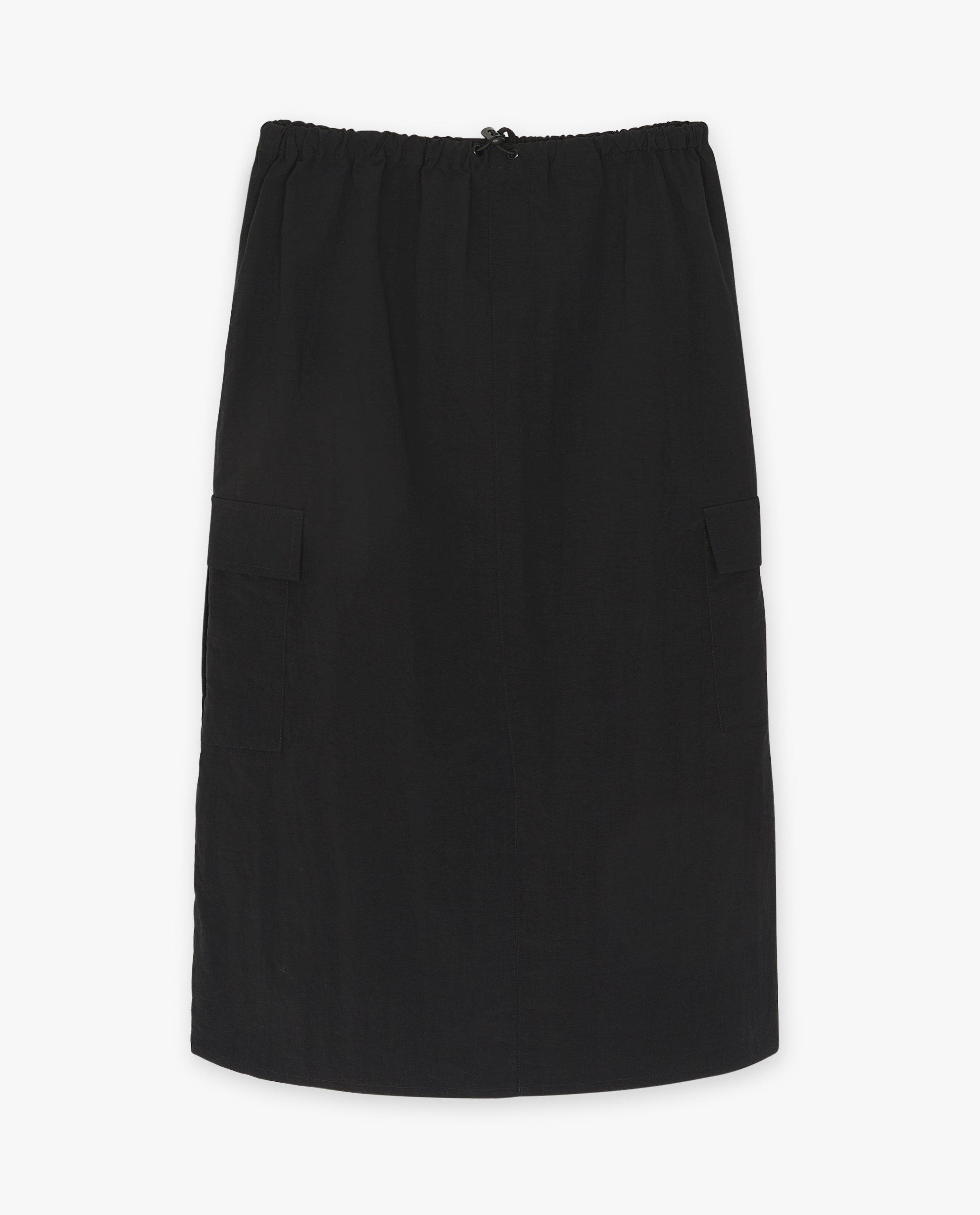Rokken - Zwarte rok, cargo fit