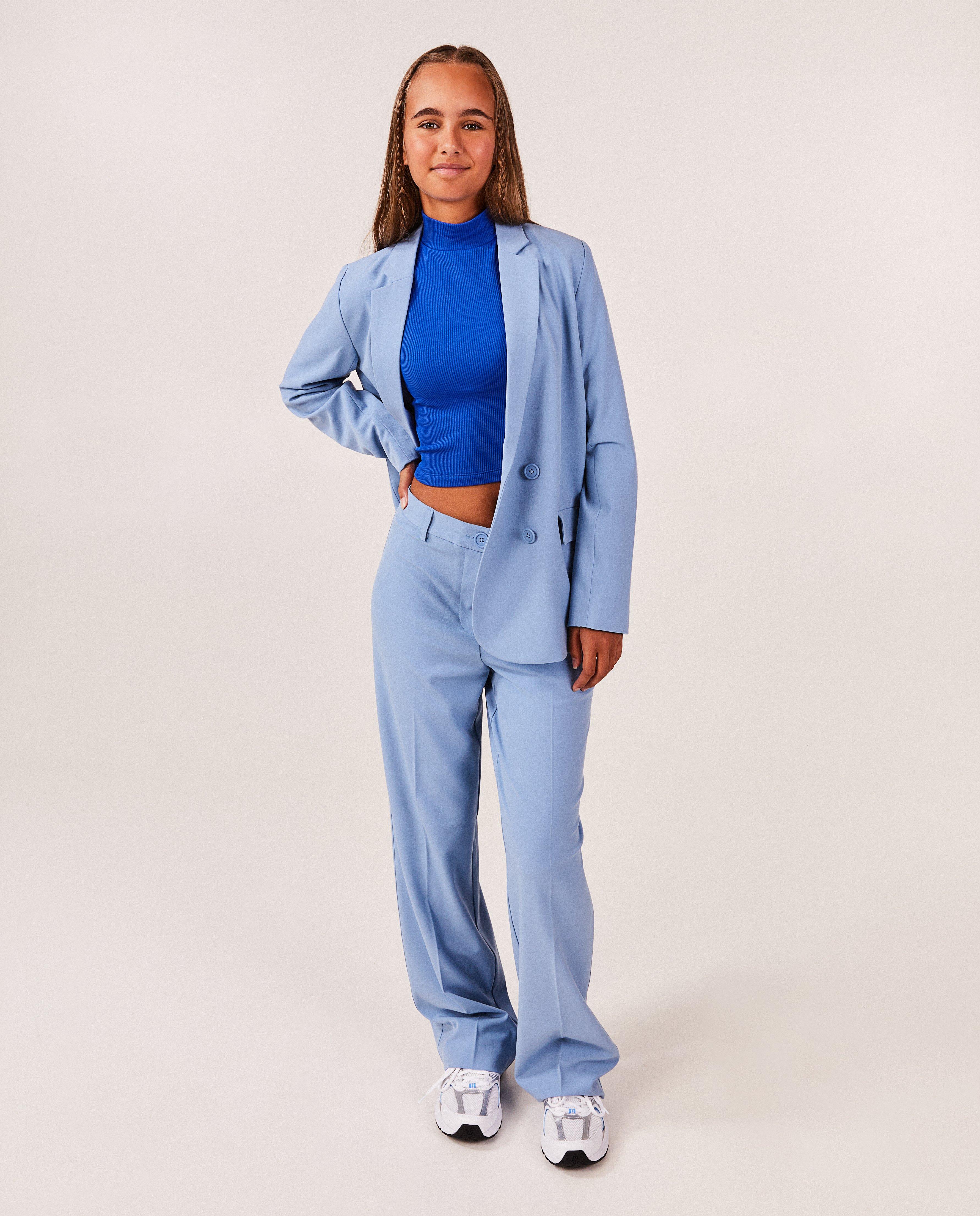 Blauwe geklede broek - Product Detail - blauw - afbeelding nummer 3