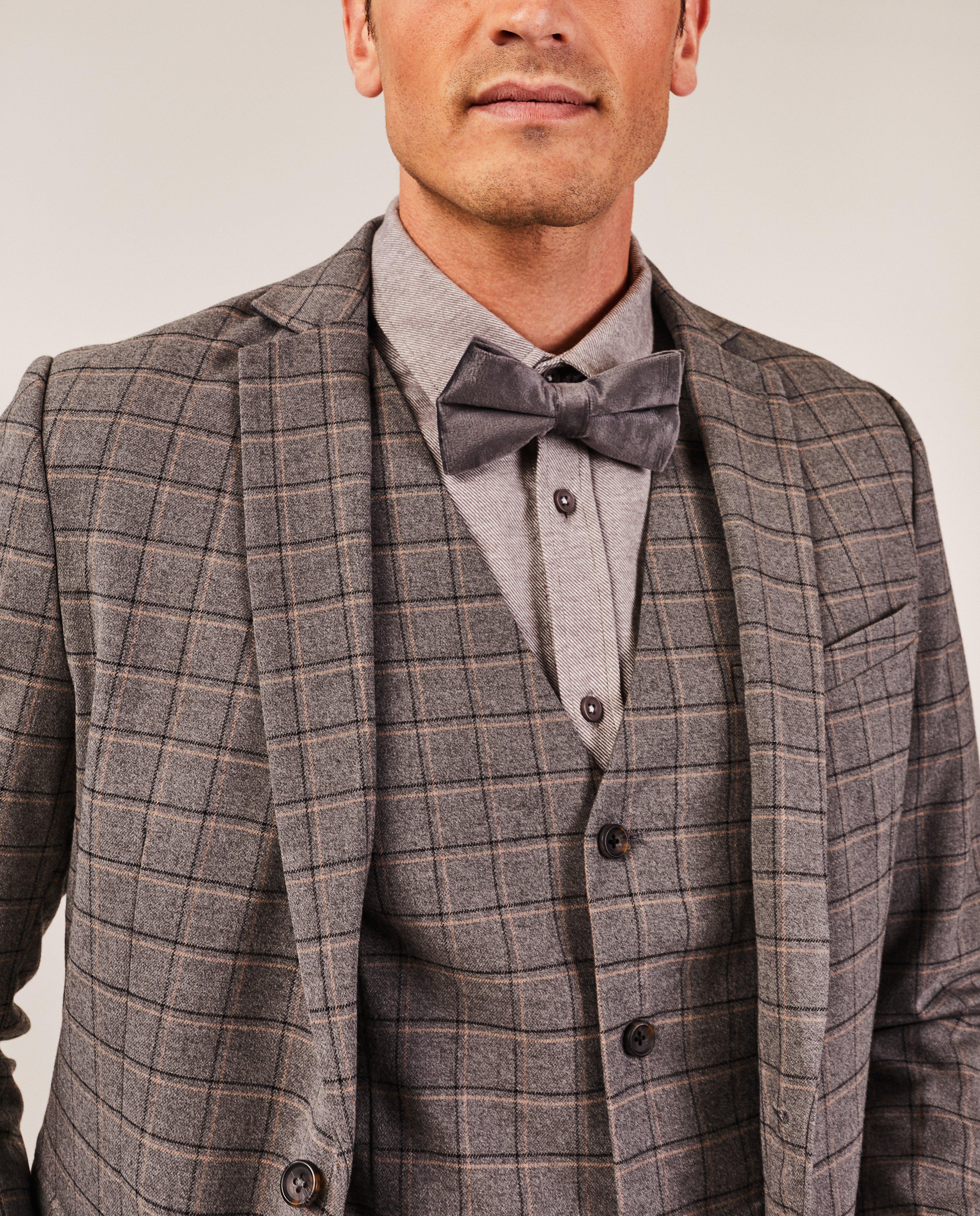 Blazers - Kostuumvest met ruiten, slim fit