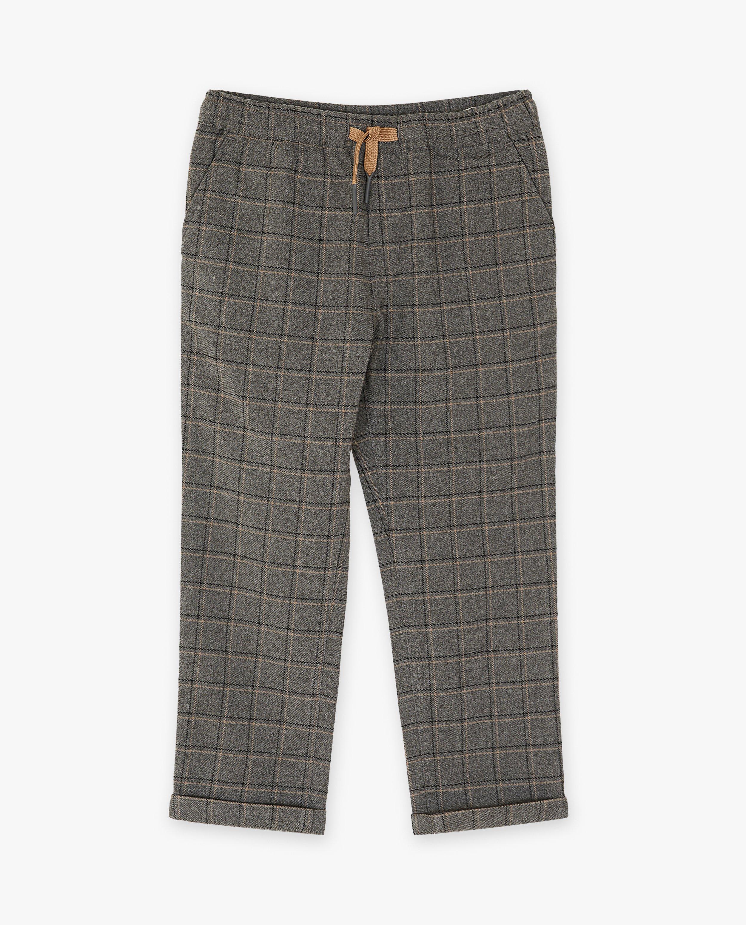 Geklede broek met ruiten, 2-7 jaar - Product Detail - grijs - afbeelding nummer 3