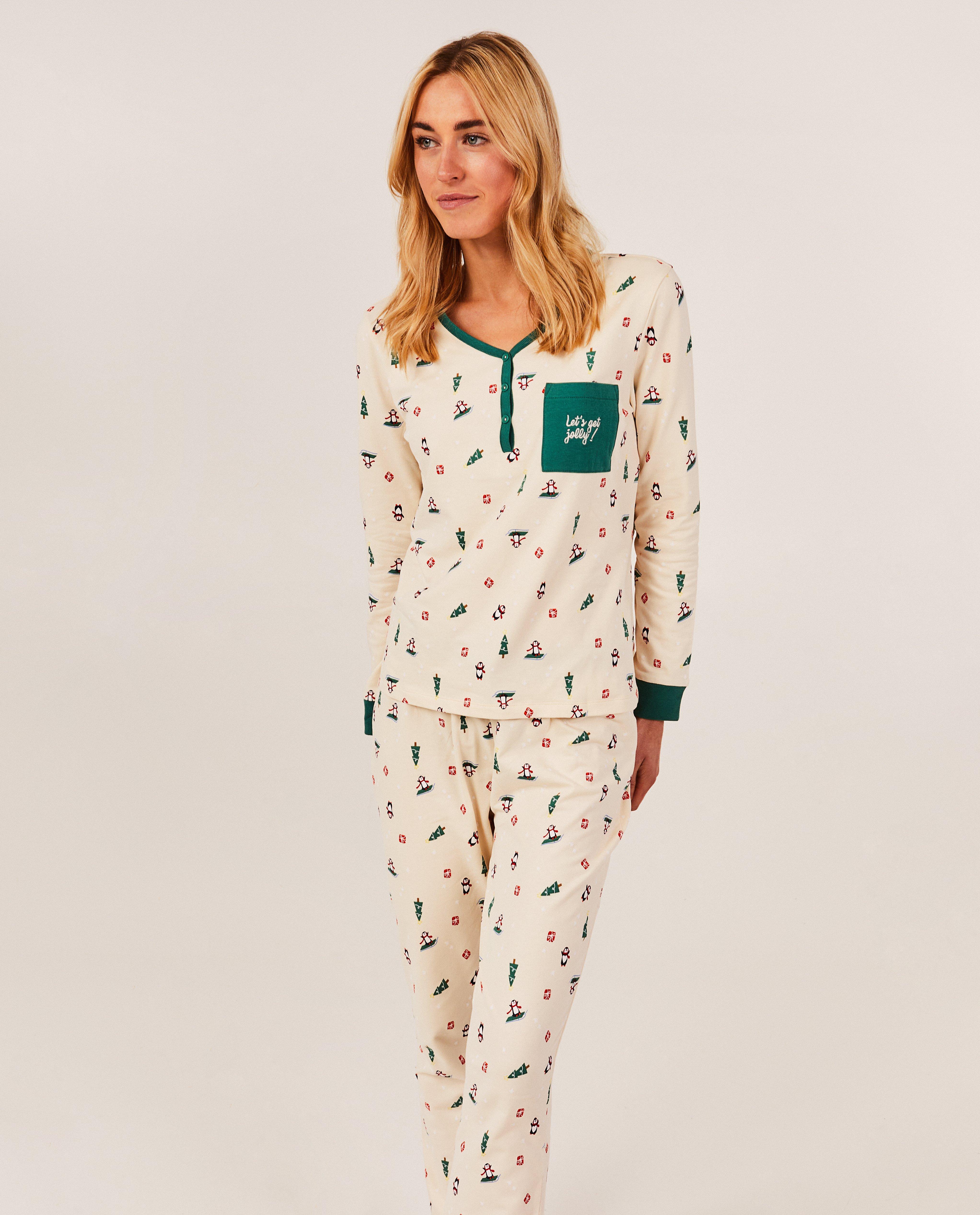 Pyjama met print, dames - null - Familystories