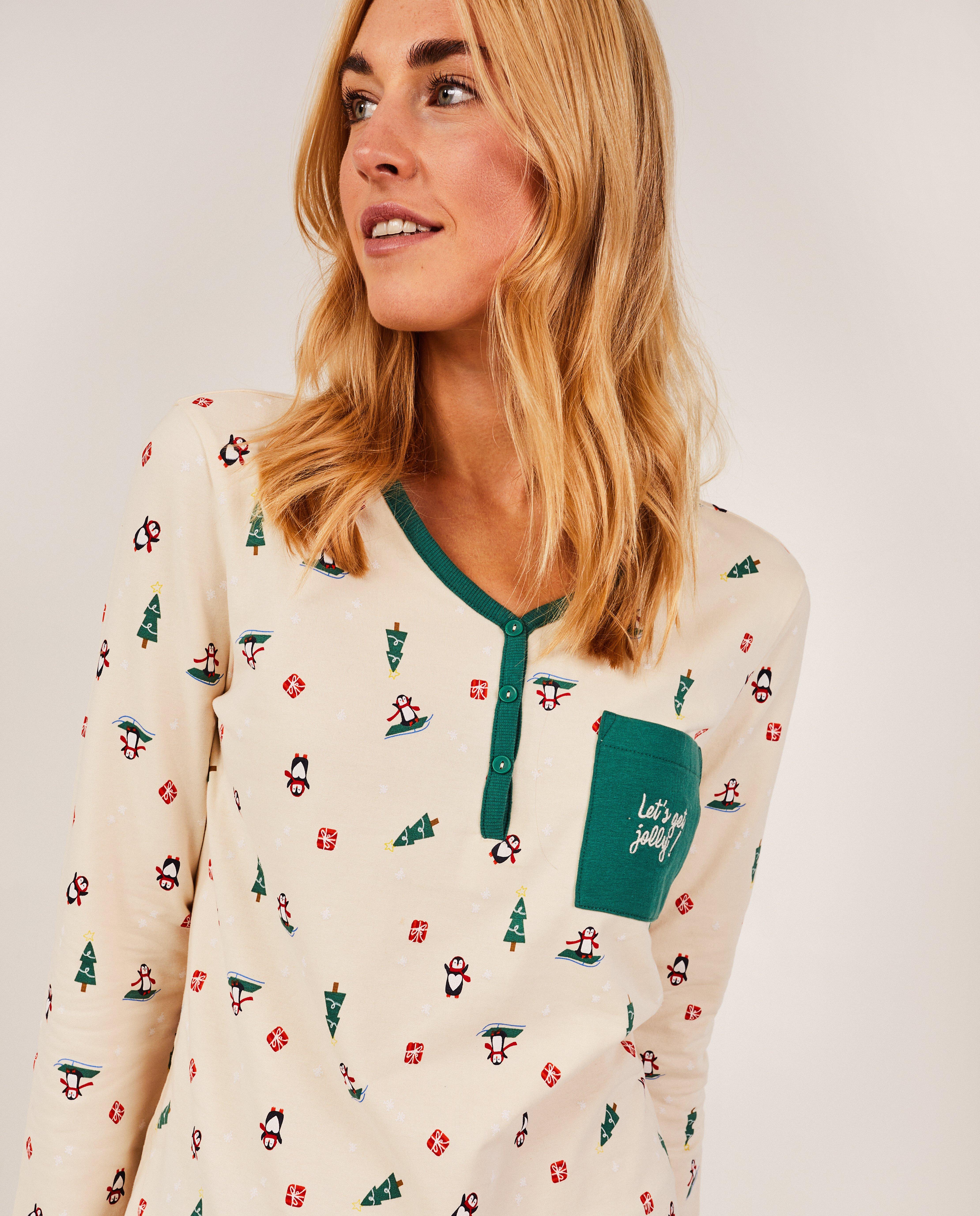 Nachtkleding - Pyjama met print, dames