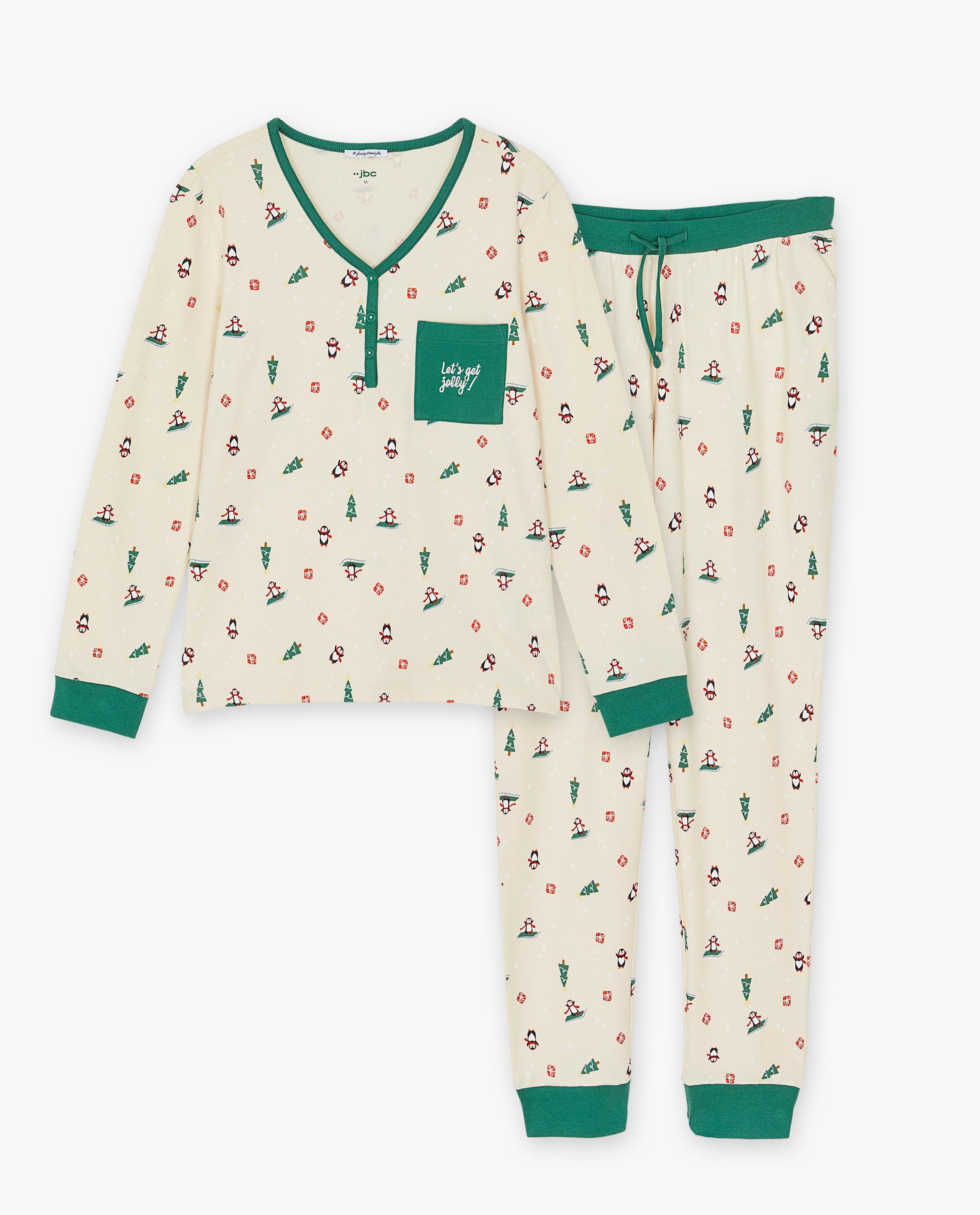 Nachtkleding - Pyjama met print, dames
