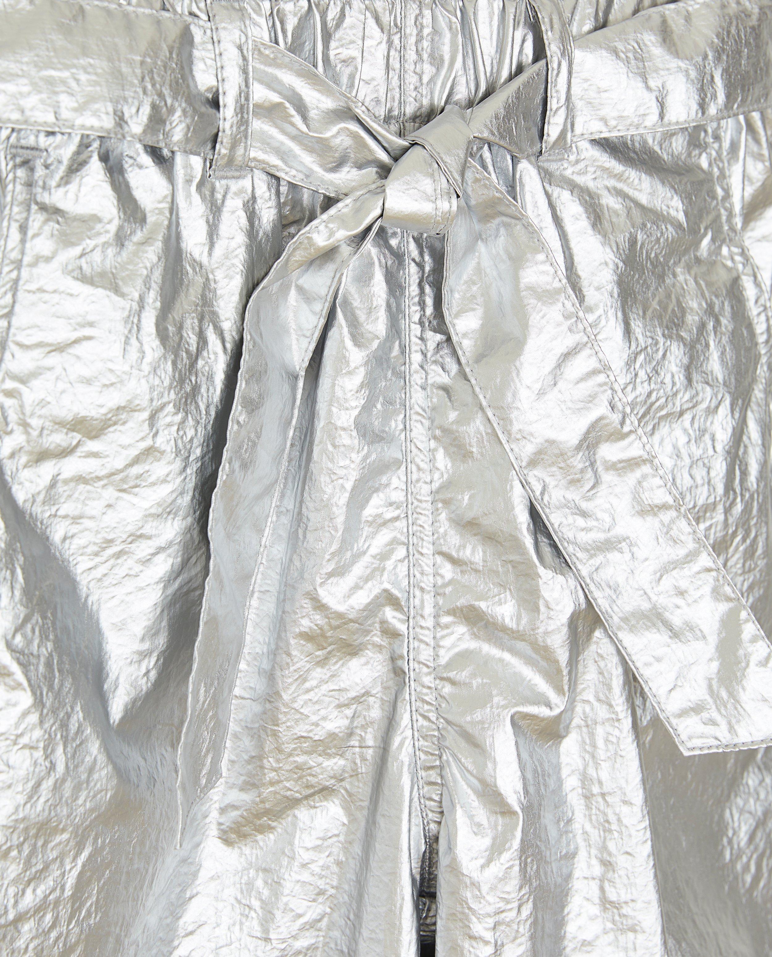 Broeken - Metallic broek