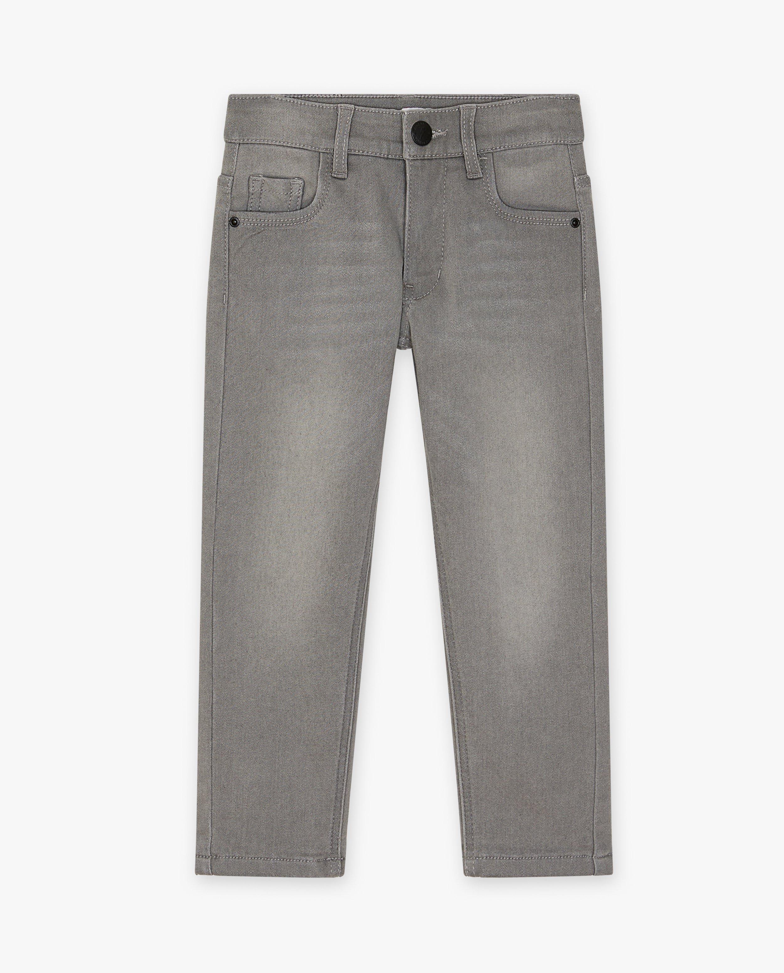 Jeans - Jeans gris foncé, relaxed fit