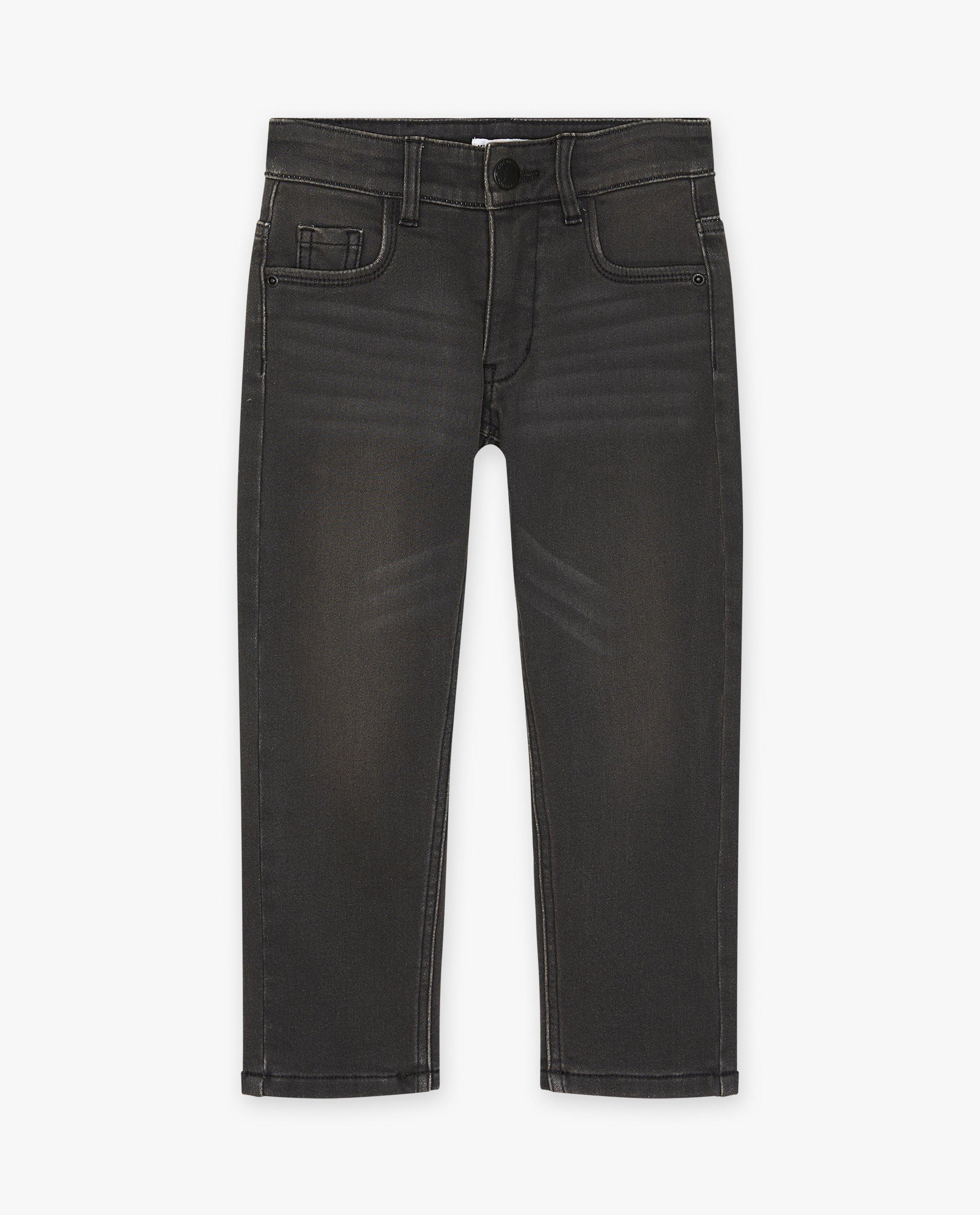 Jeans - Donkergrijze jeans, relaxed fit