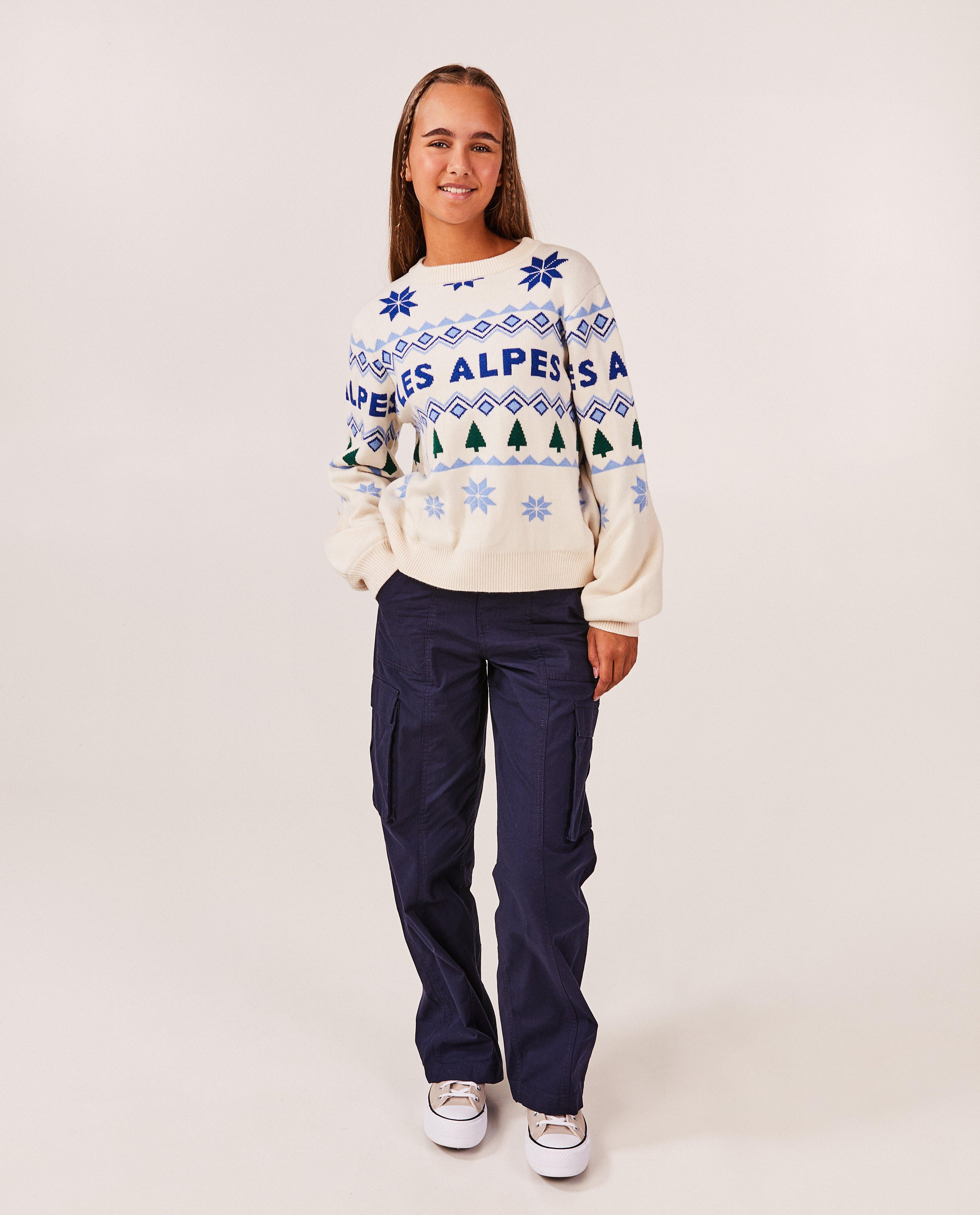 Broeken - Donkerblauwe broek, cargo fit