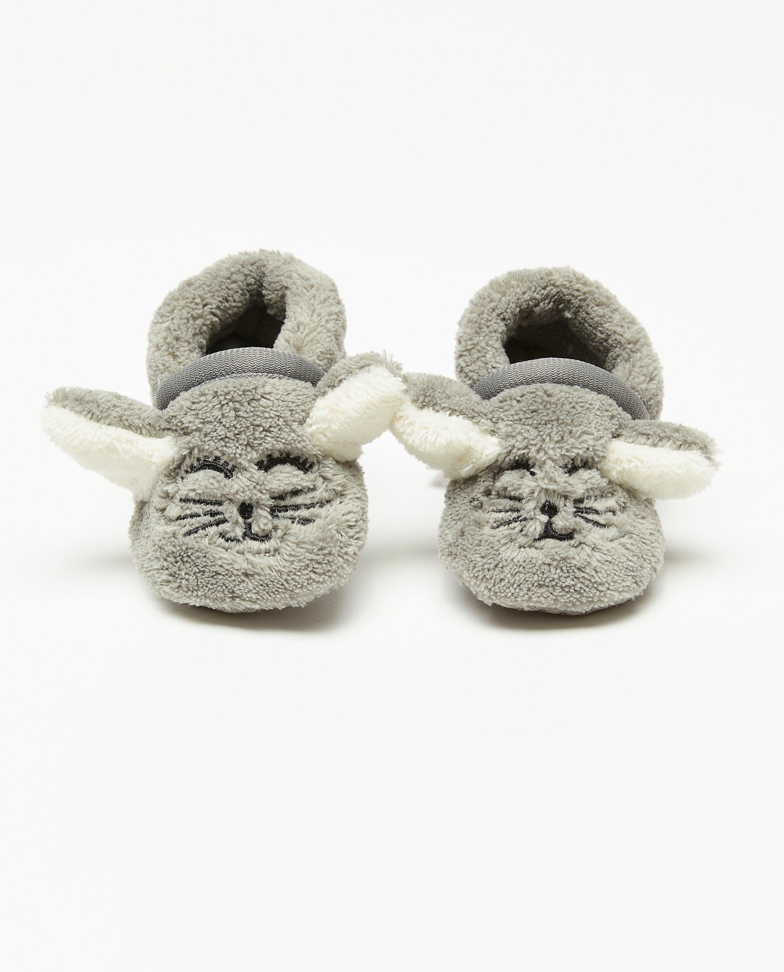 Pantoufles souris pour bébés - null - JBC