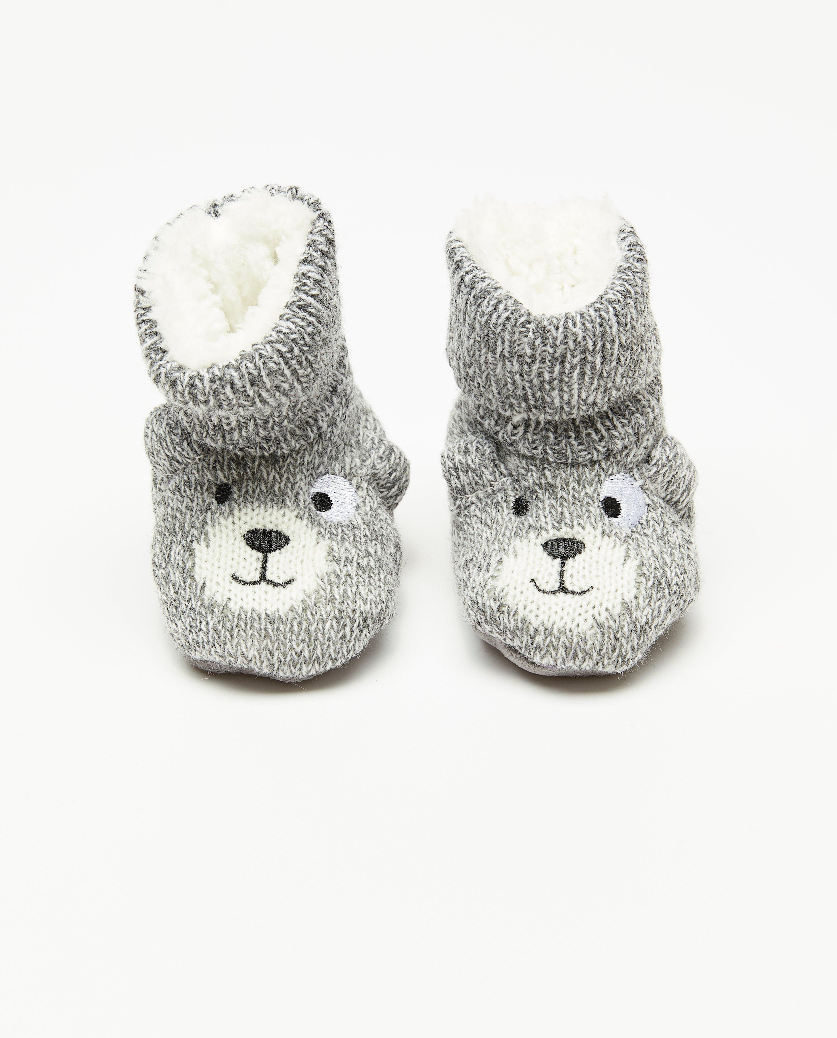 Pantoufles chien pour bébés - null - JBC