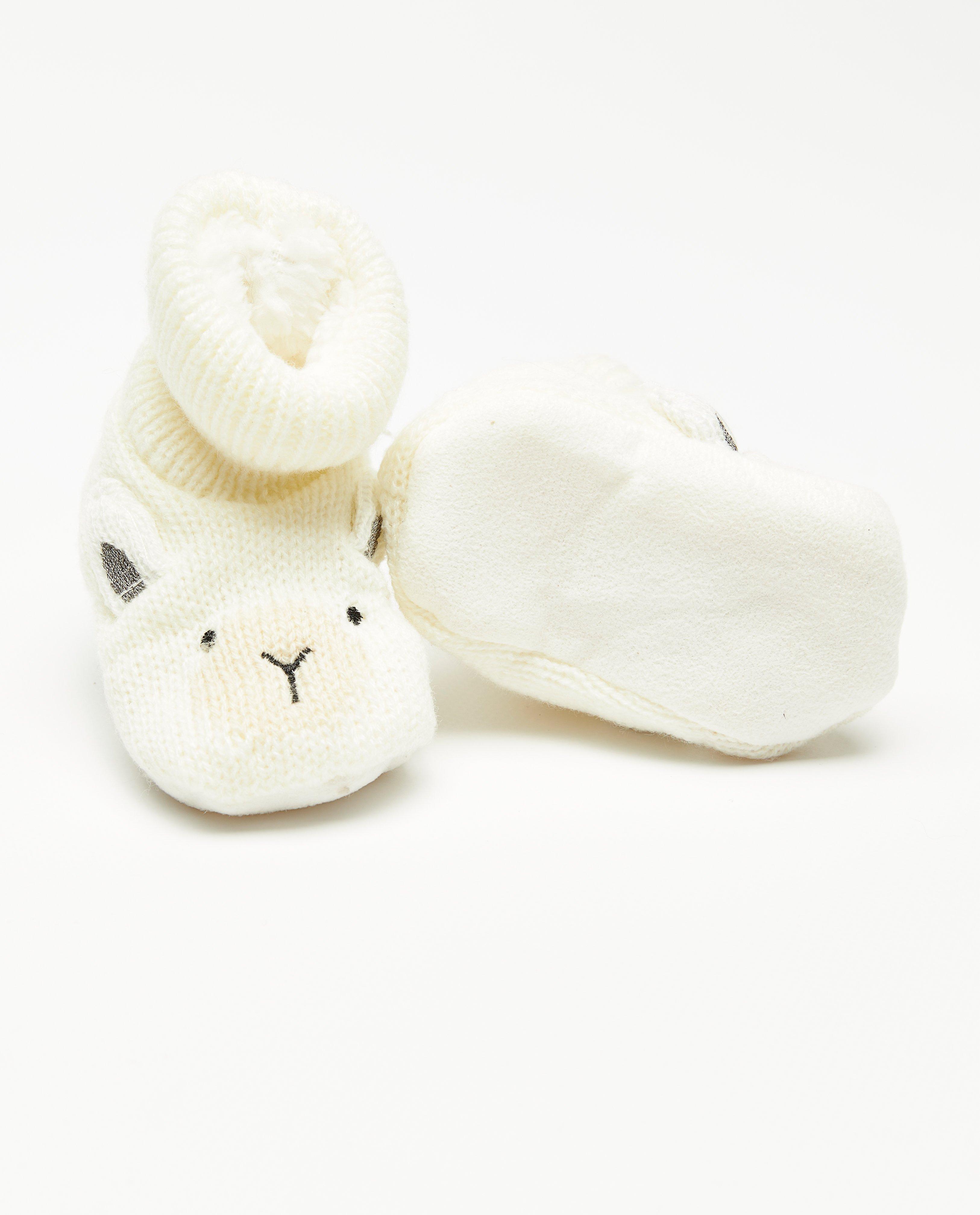Babypantoffels lama - Product Detail - wit - afbeelding nummer 2