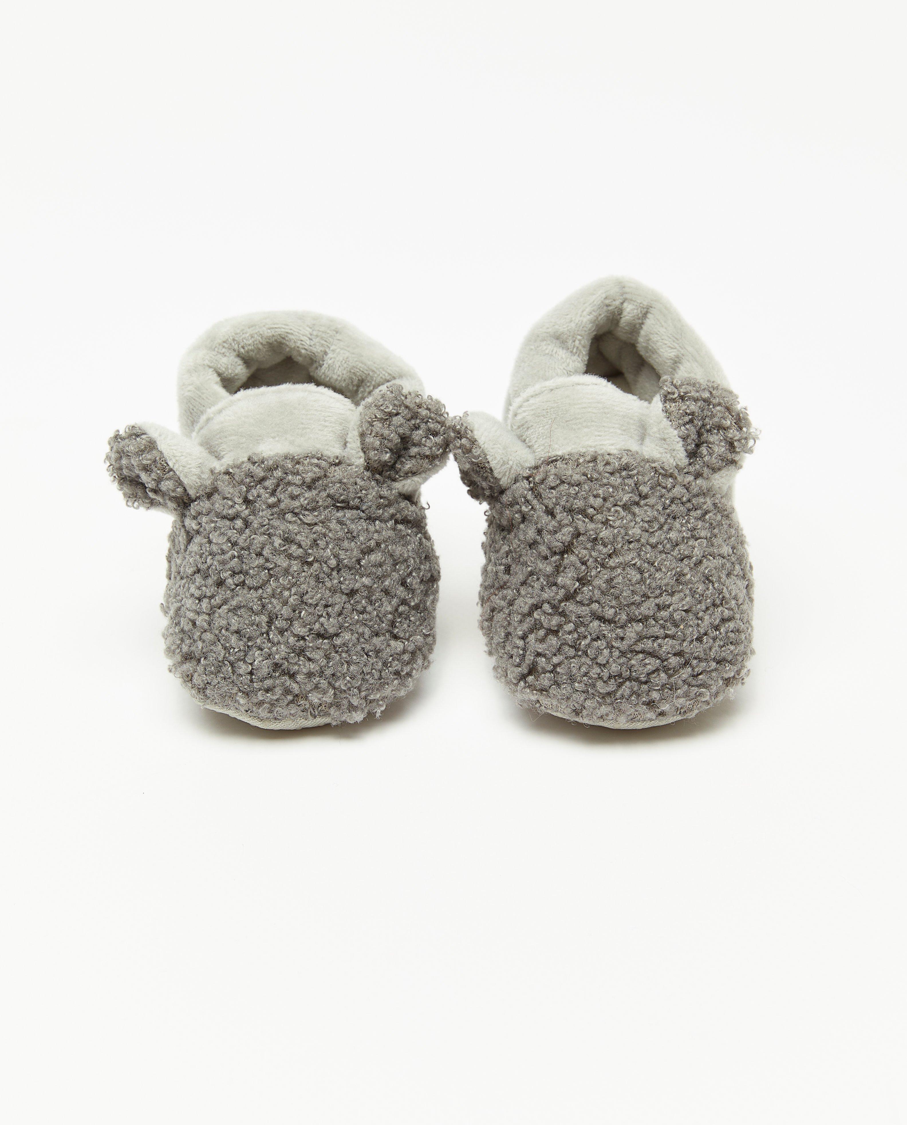 Babypantoffels met bouclé - null - JBC