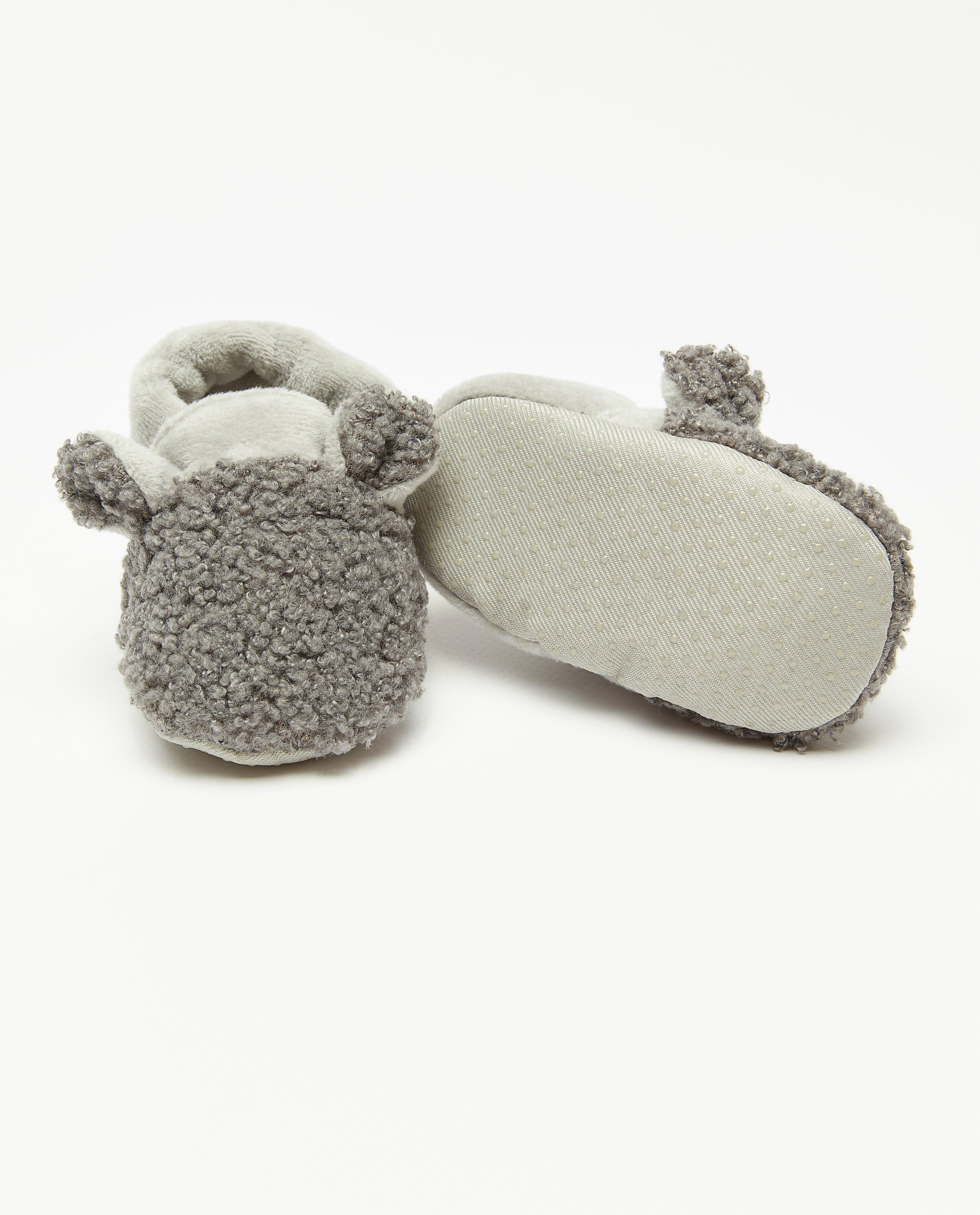 Schoenen - Babypantoffels met bouclé