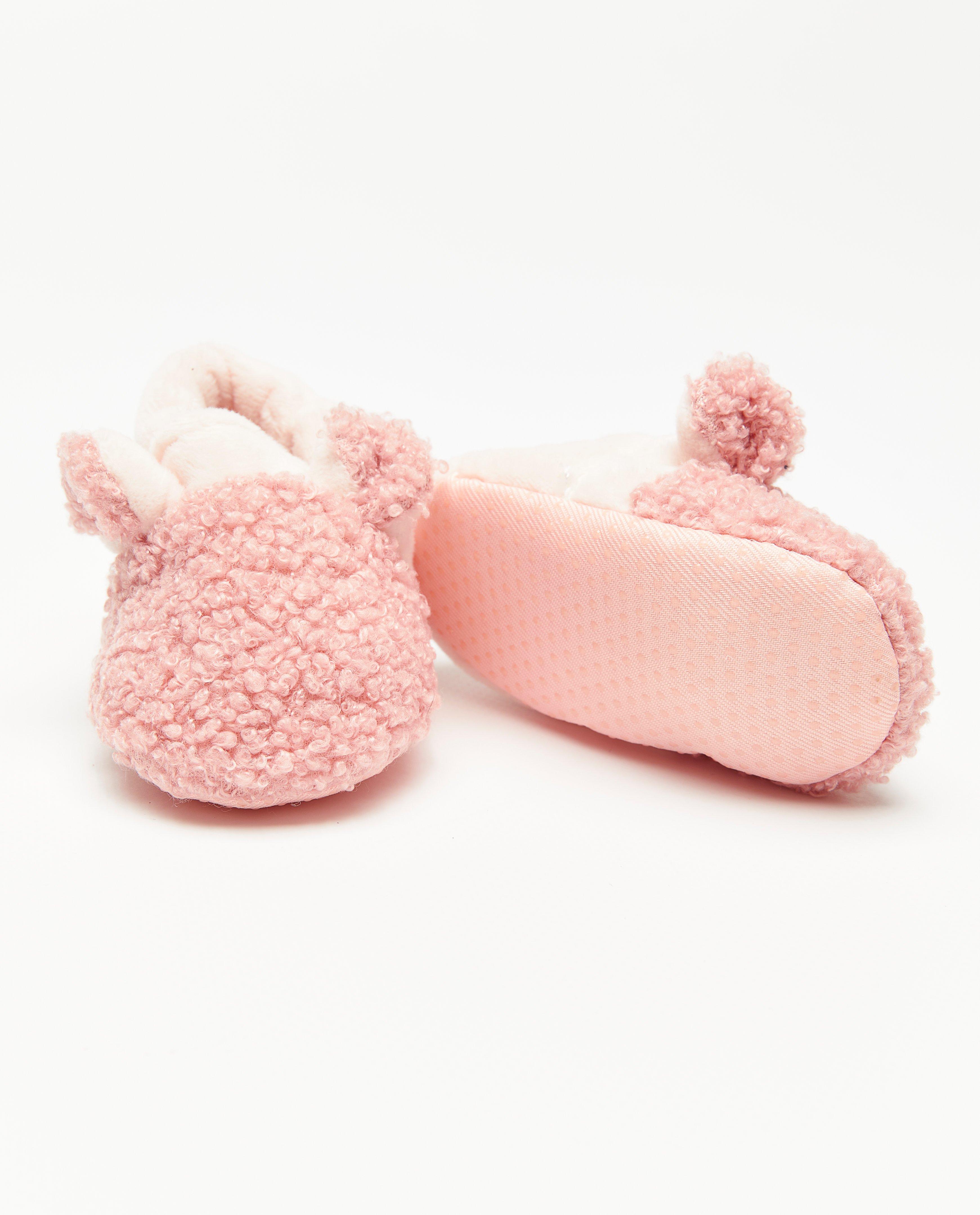 Schoenen - Babypantoffels met bouclé