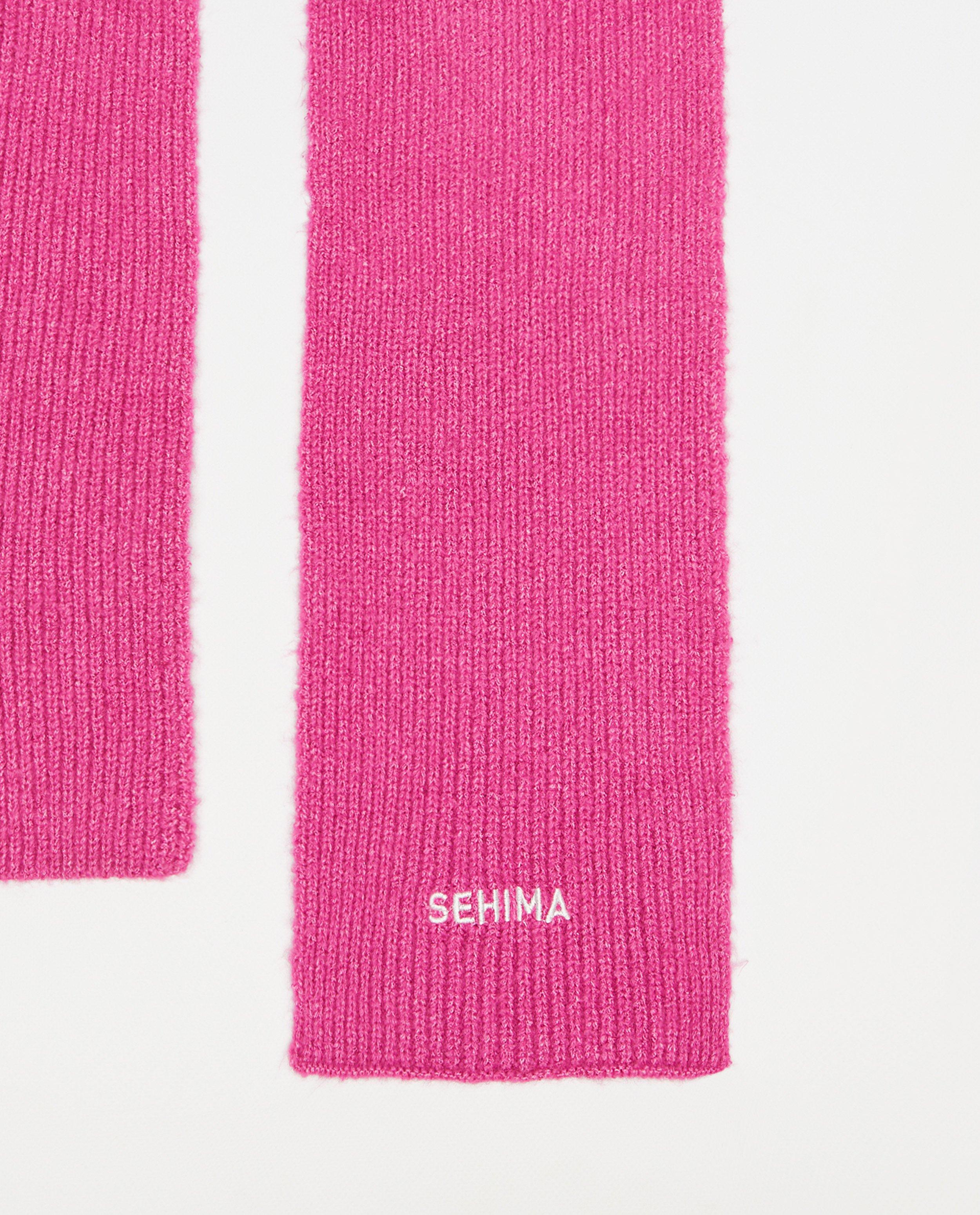 &Eacute;charpe personnalisable, enfants - D&eacute;tails du produit - rose vif - image num&eacute;ro 3