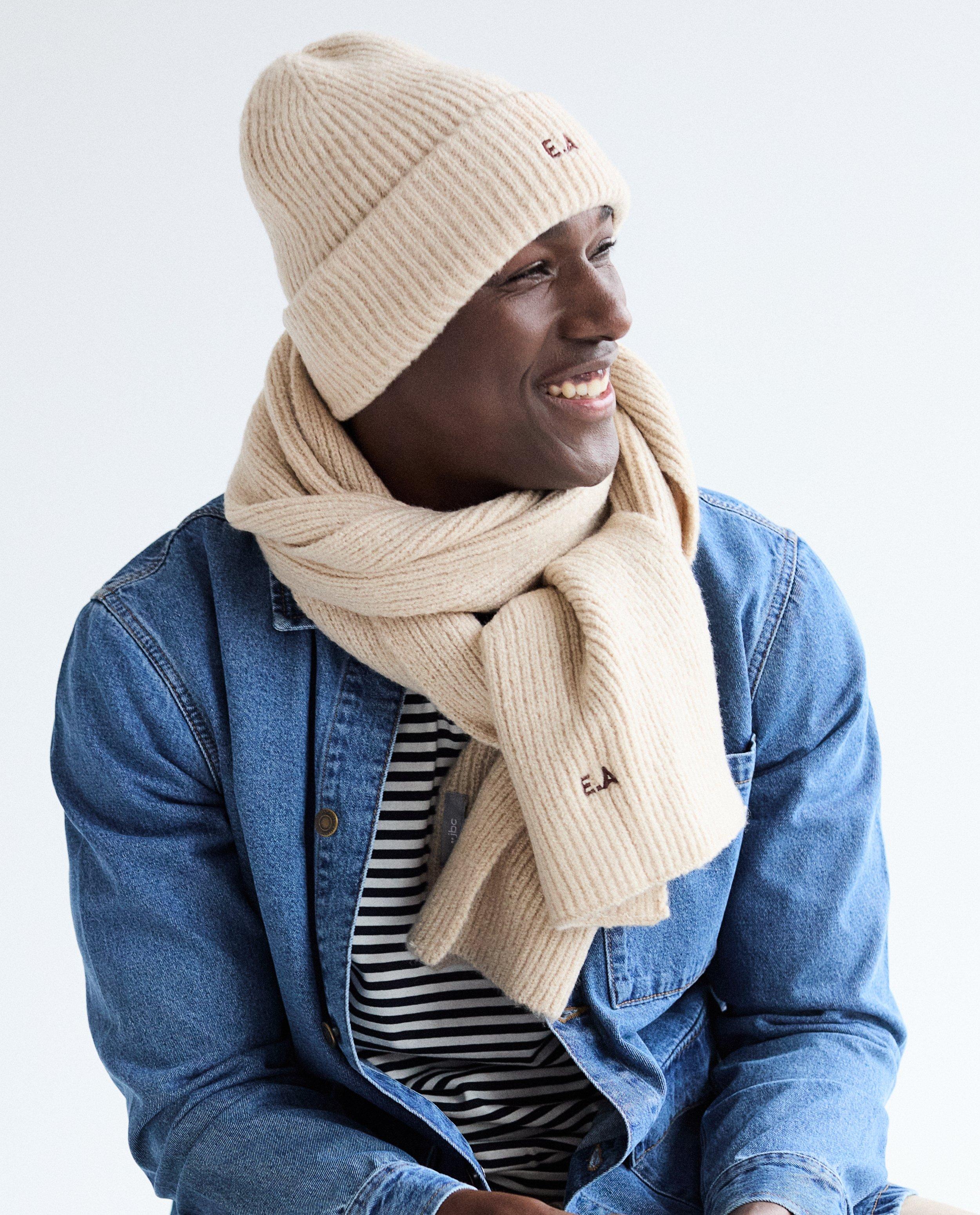 &Eacute;charpe personnalisable, adultes - D&eacute;tails du produit - beige - image num&eacute;ro 1