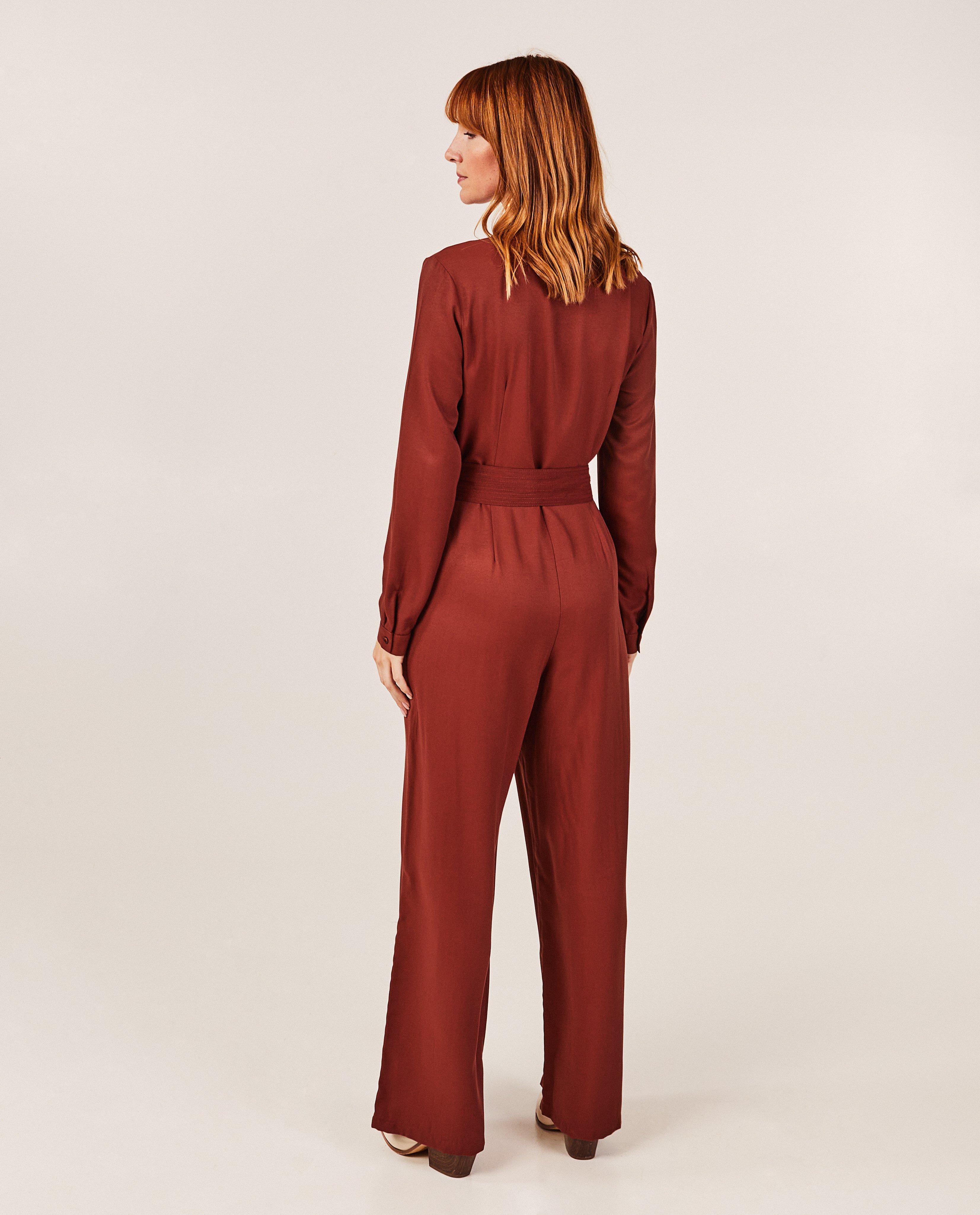 Jumpsuit - Bruin jumpsuit