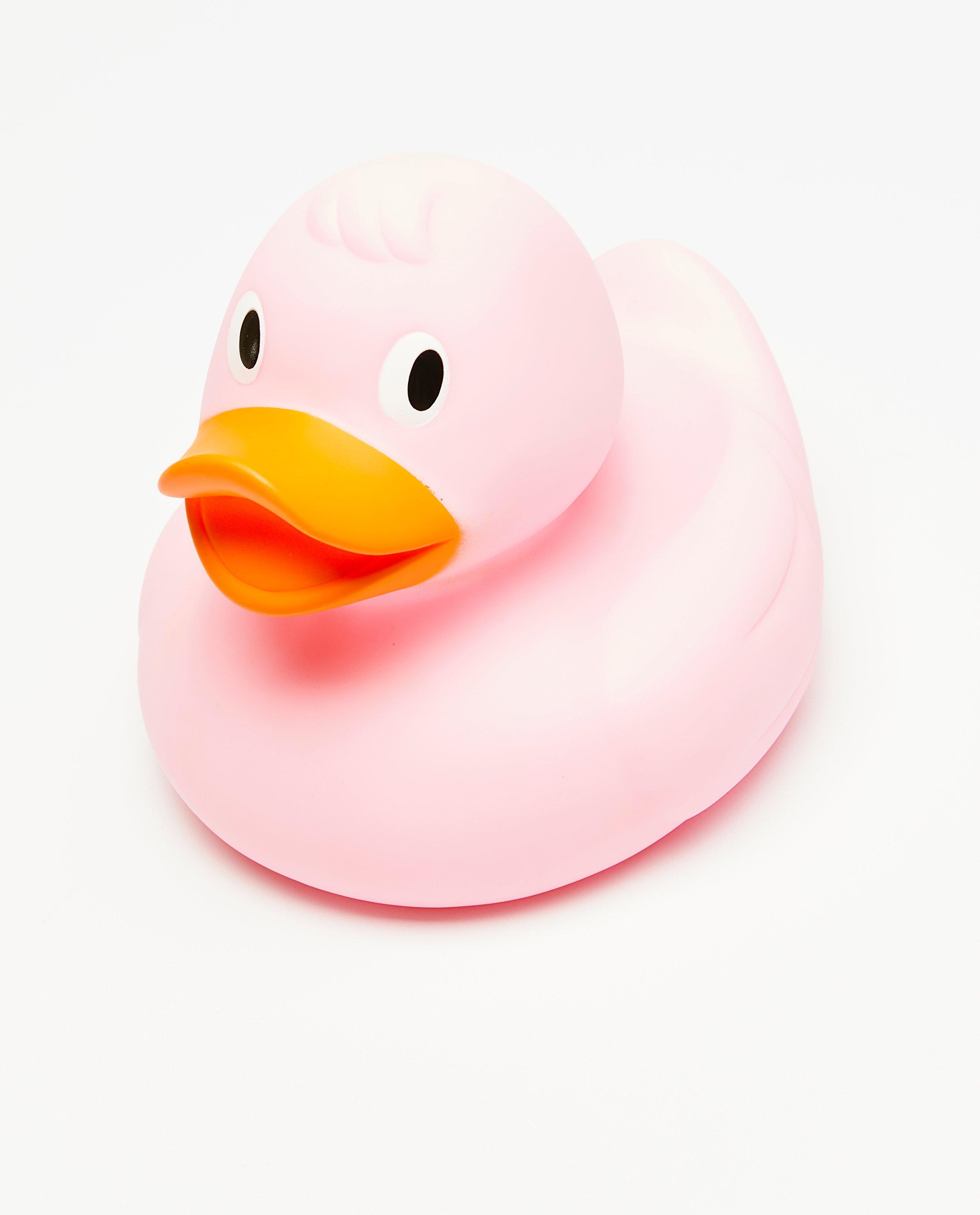Cadeaux - Grand canard de bain rose