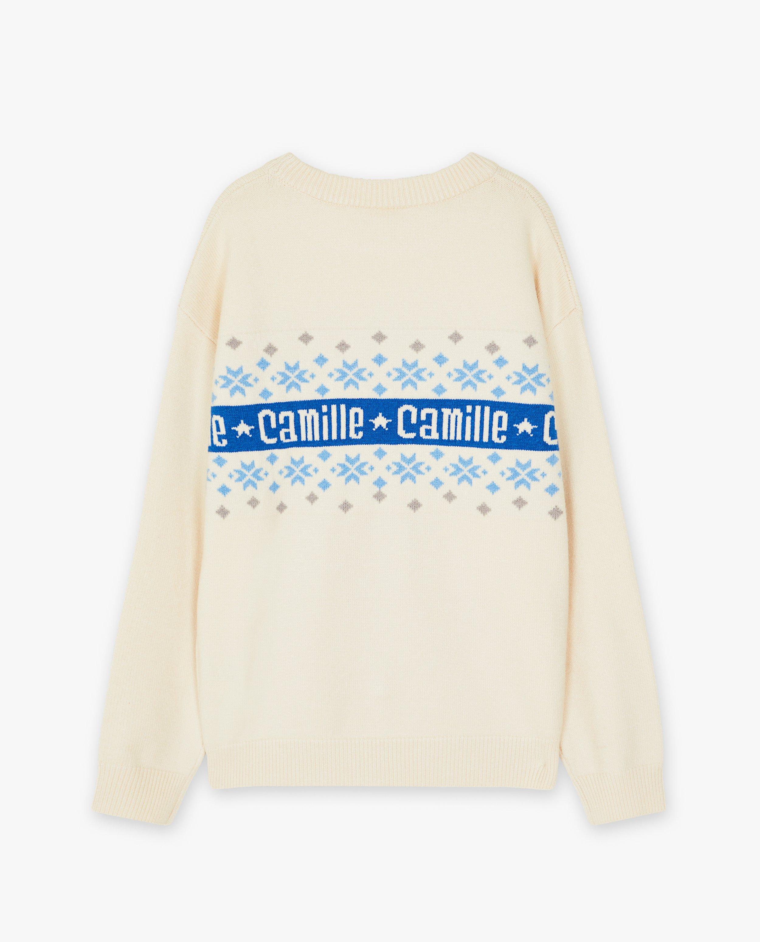 Truien - Kersttrui Moustache, unisex, 4-14 jaar