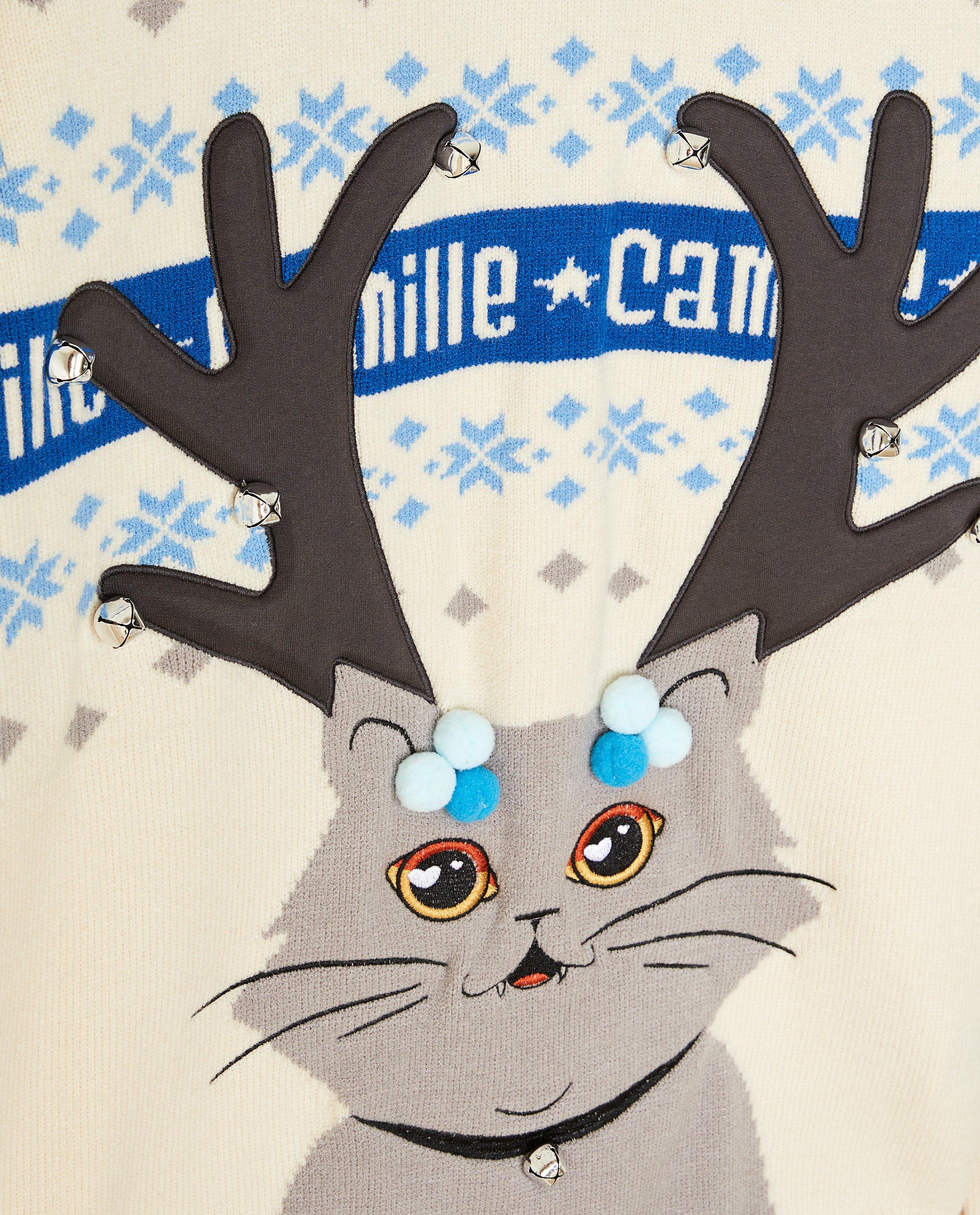 Truien - Kersttrui Moustache, unisex, XS-XL