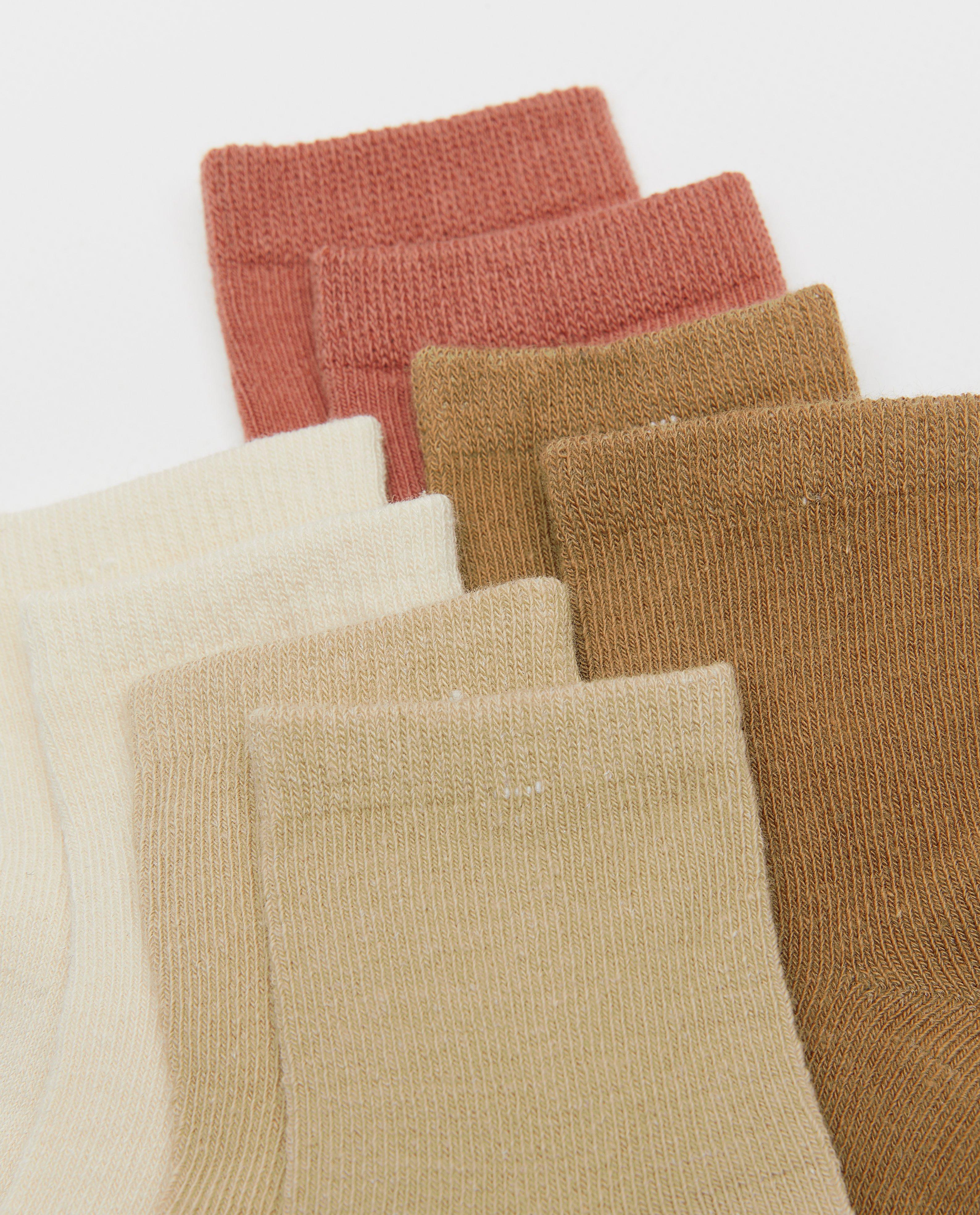 Lot de 4&nbsp;paires de chaussettes pour b&eacute;b&eacute;s - D&eacute;tails du produit - beige clair - image num&eacute;ro 2