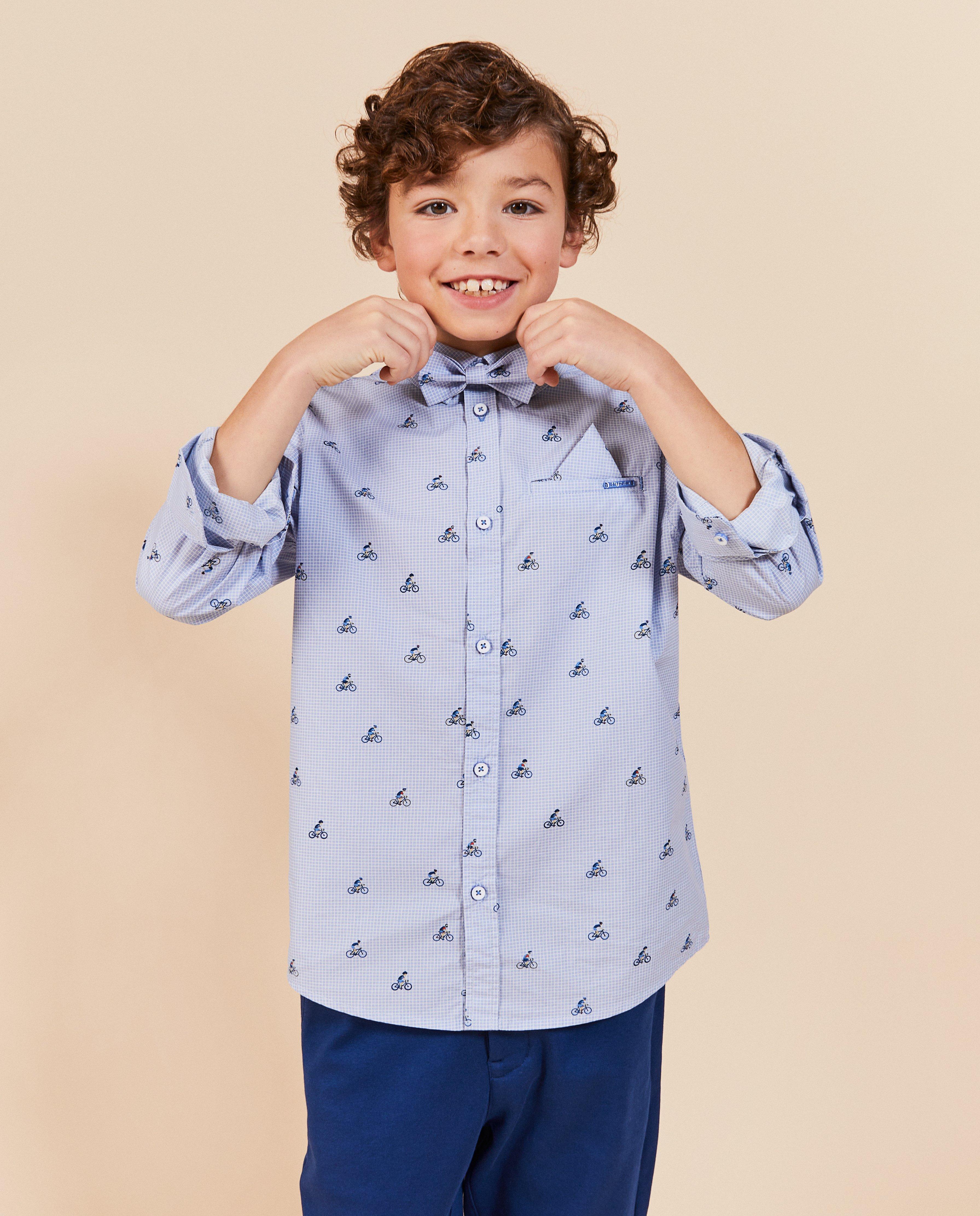 Hemd met microprint, feest - null - Kidz Nation