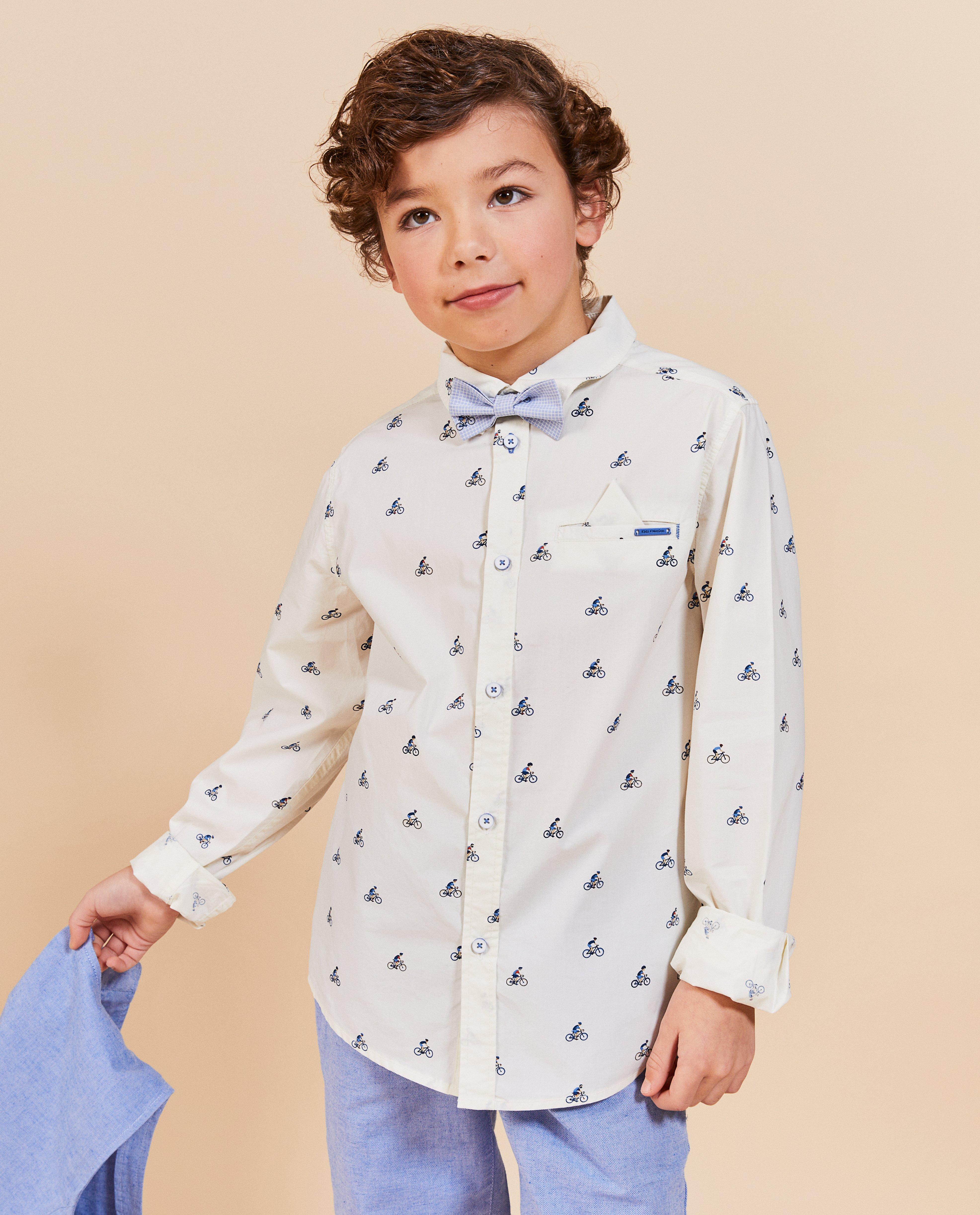 T-shirts - Hemd met microprint, feest