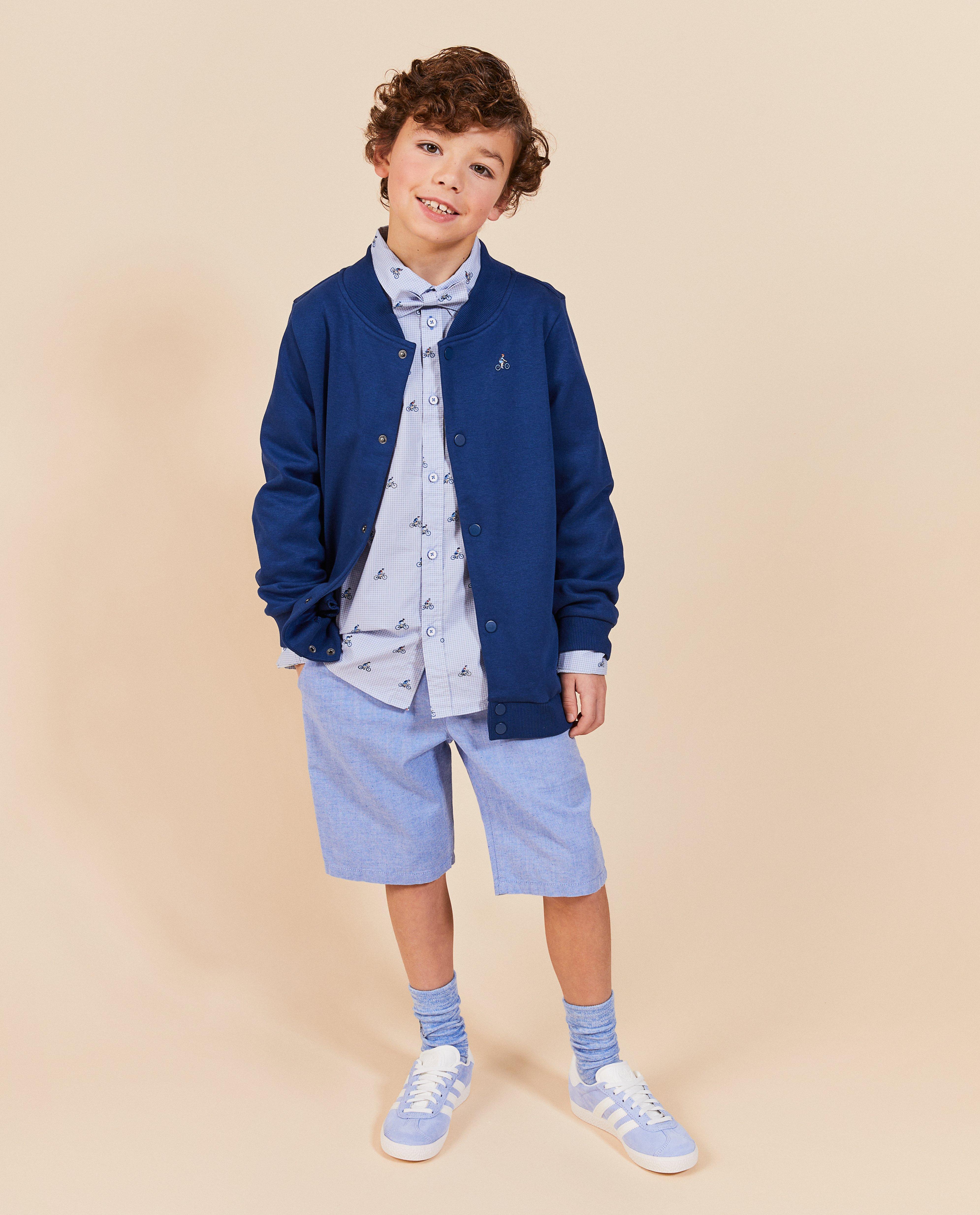 Blauwe short, feest - Product Detail - lichtblauw - afbeelding nummer 1