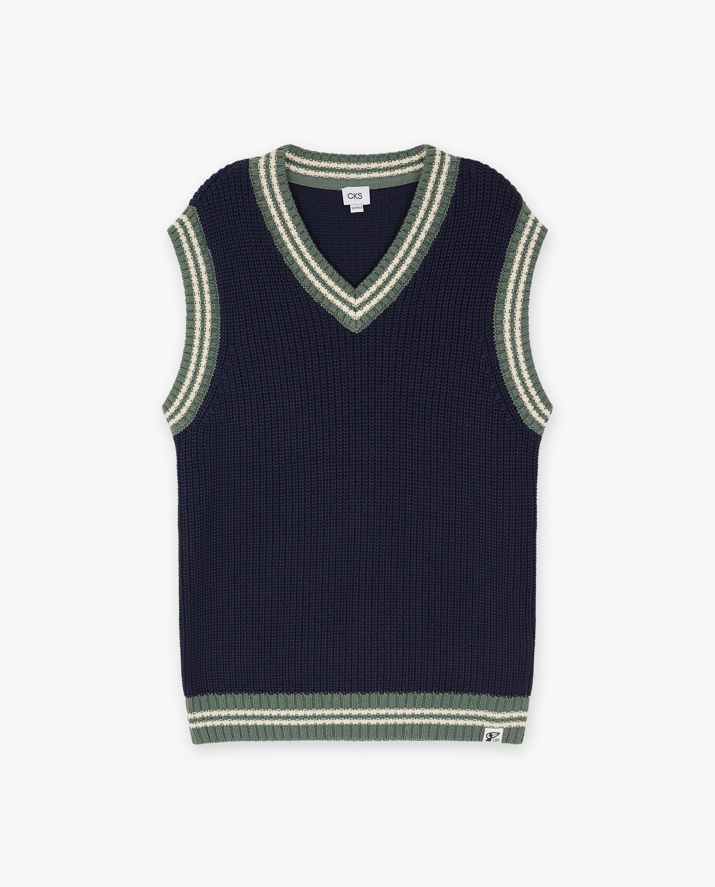 D&eacute;bardeur en tricot - D&eacute;tails du produit - bleu fonc&eacute; - image num&eacute;ro 4