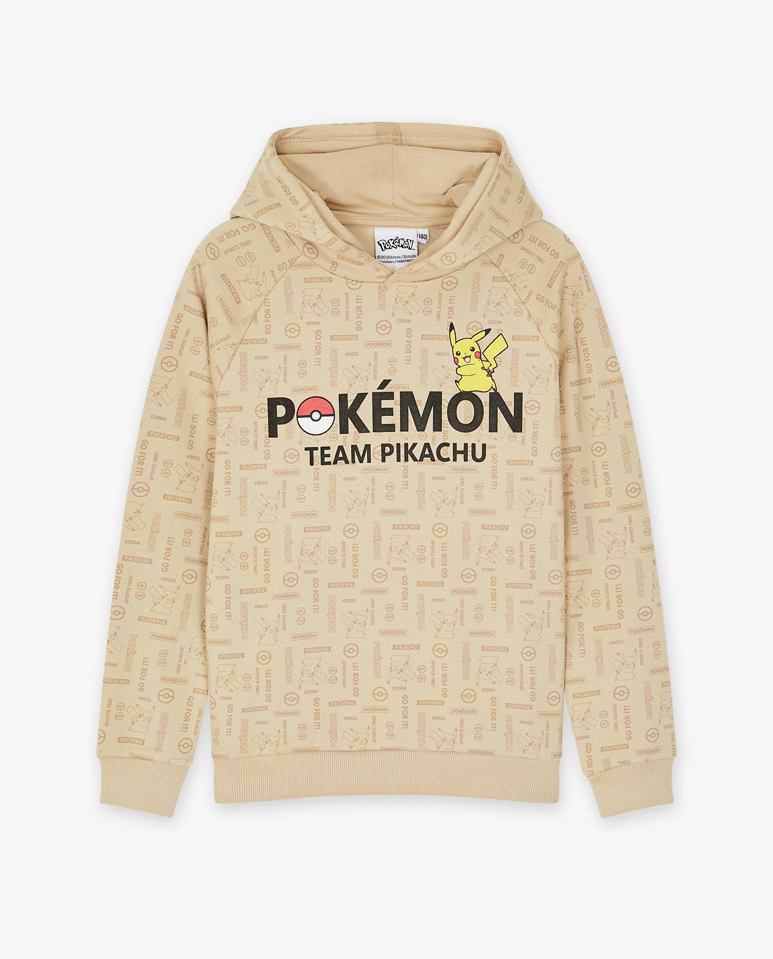 Hoodie &agrave; imprim&eacute; Pok&eacute;mon - D&eacute;tails du produit - gris clair - image num&eacute;ro 1
