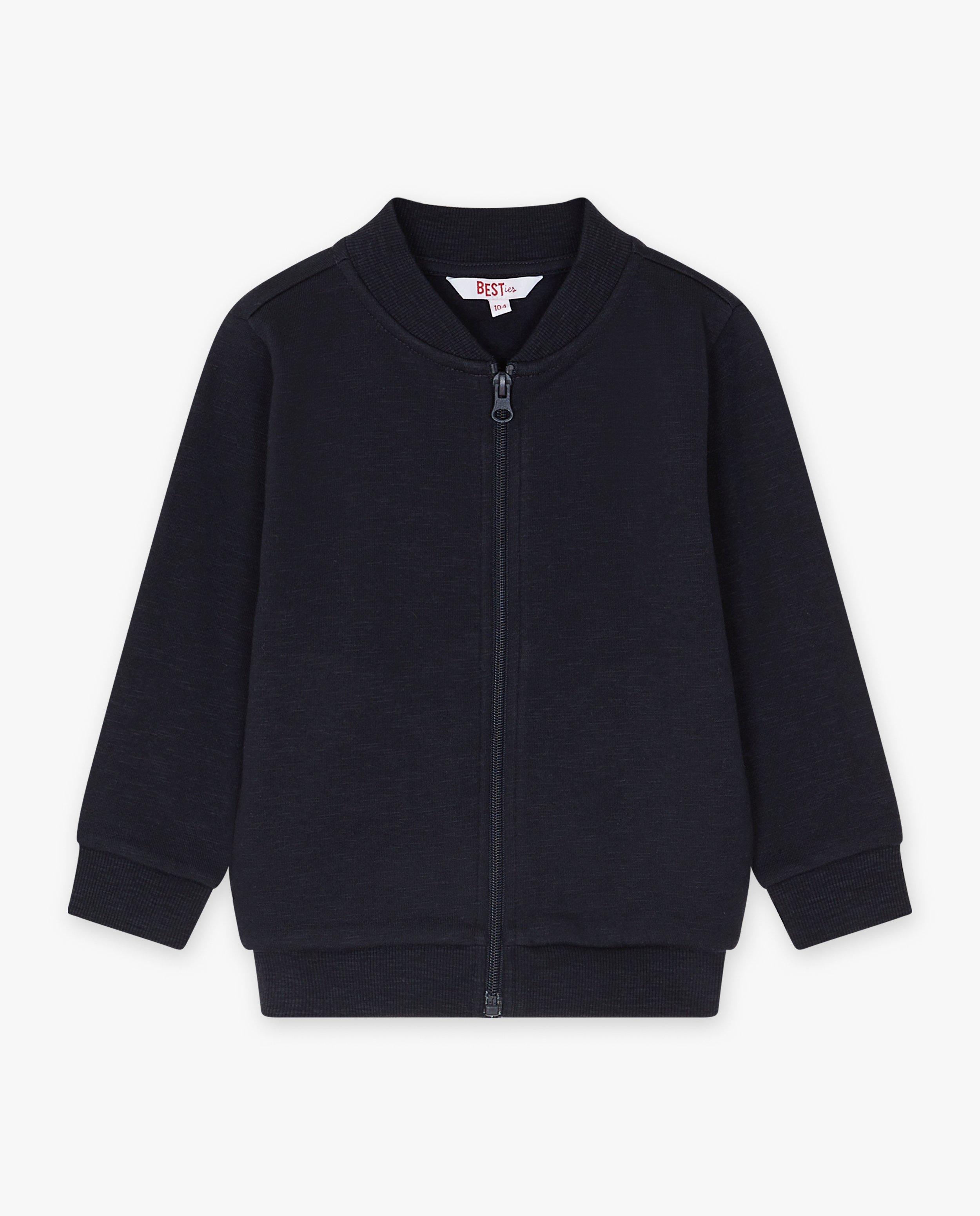 Cardigan - Donkergroen sweatvest