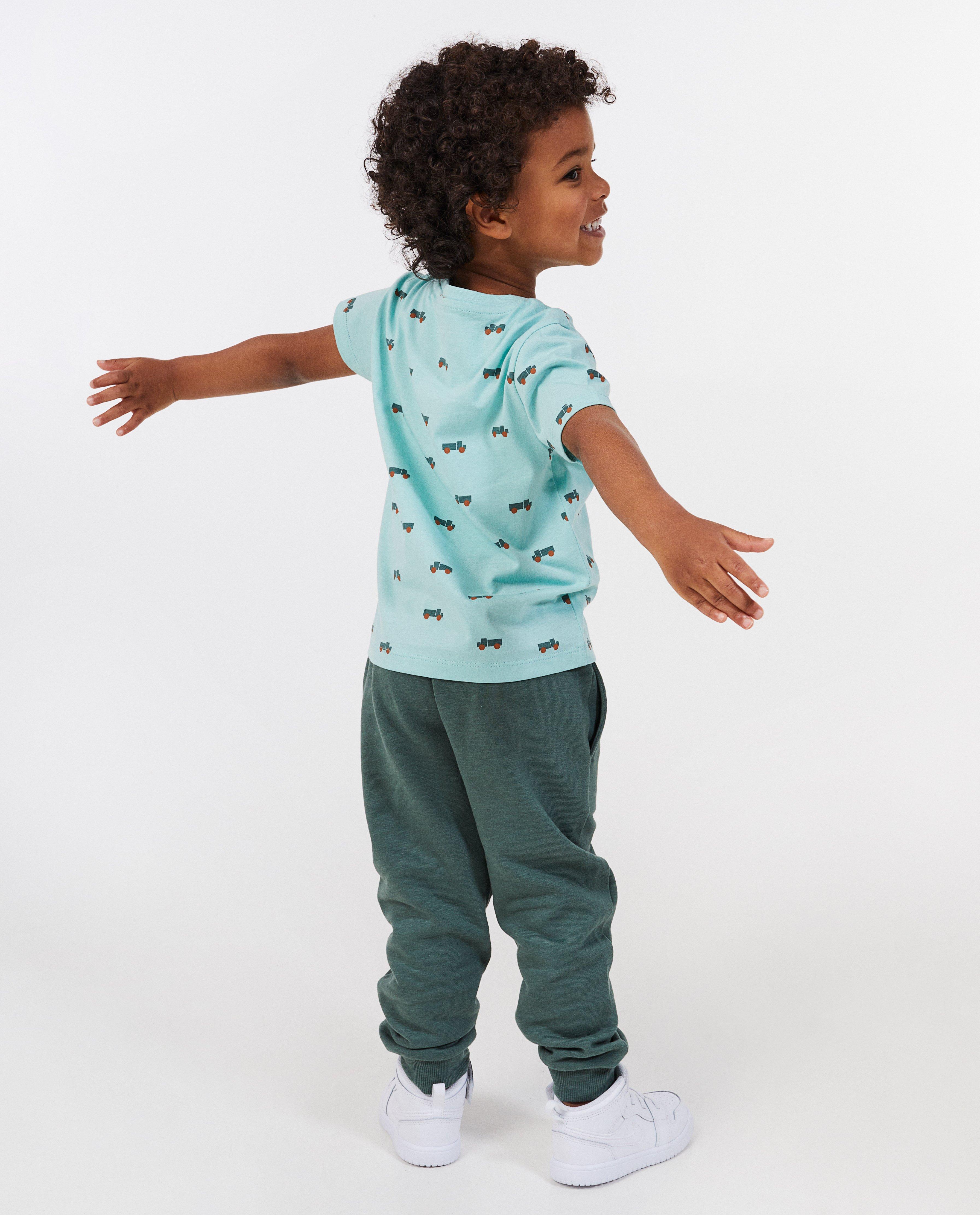Pantalons - Pantalon de jogging vert foncé