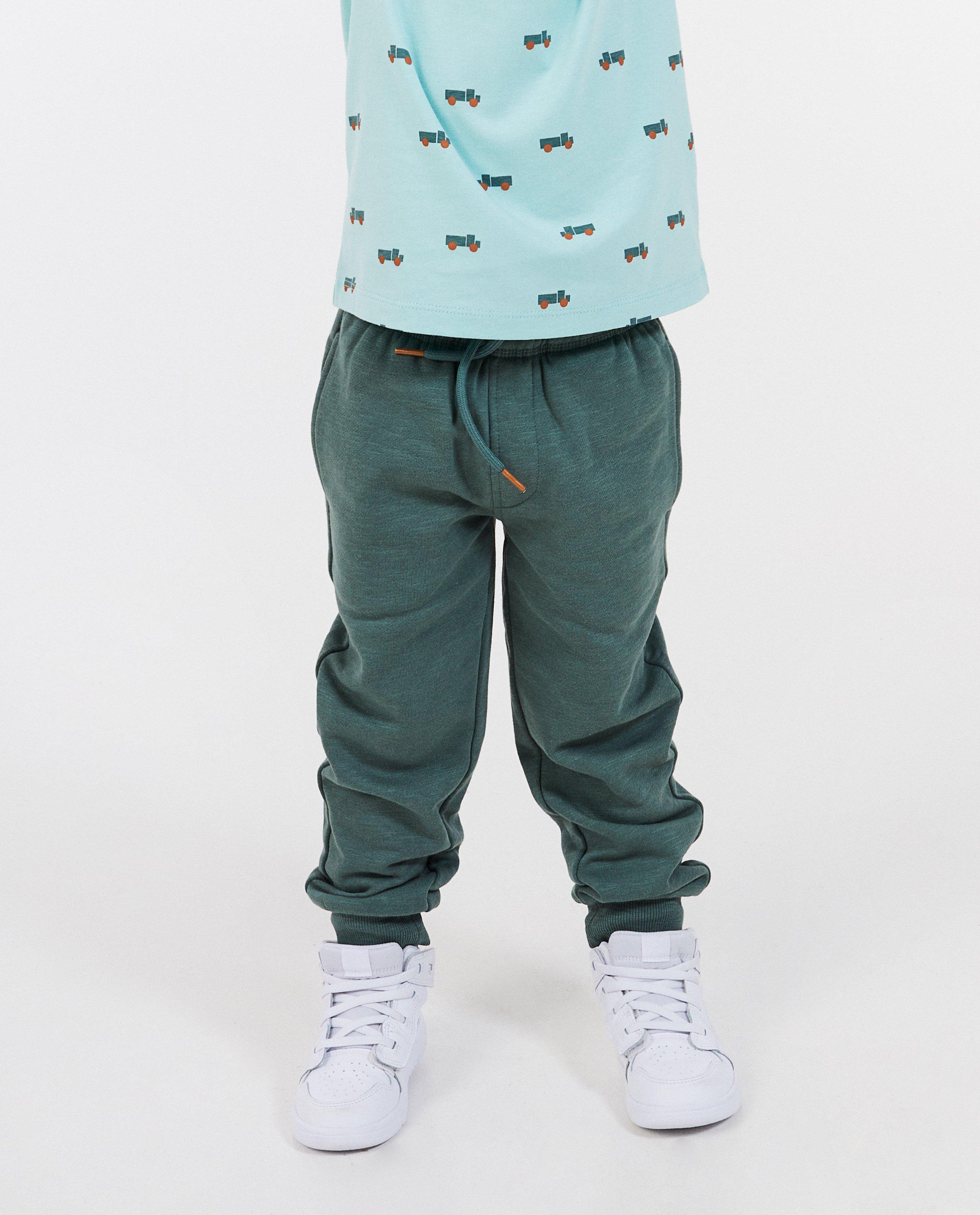 Pantalons - Pantalon de jogging vert foncé