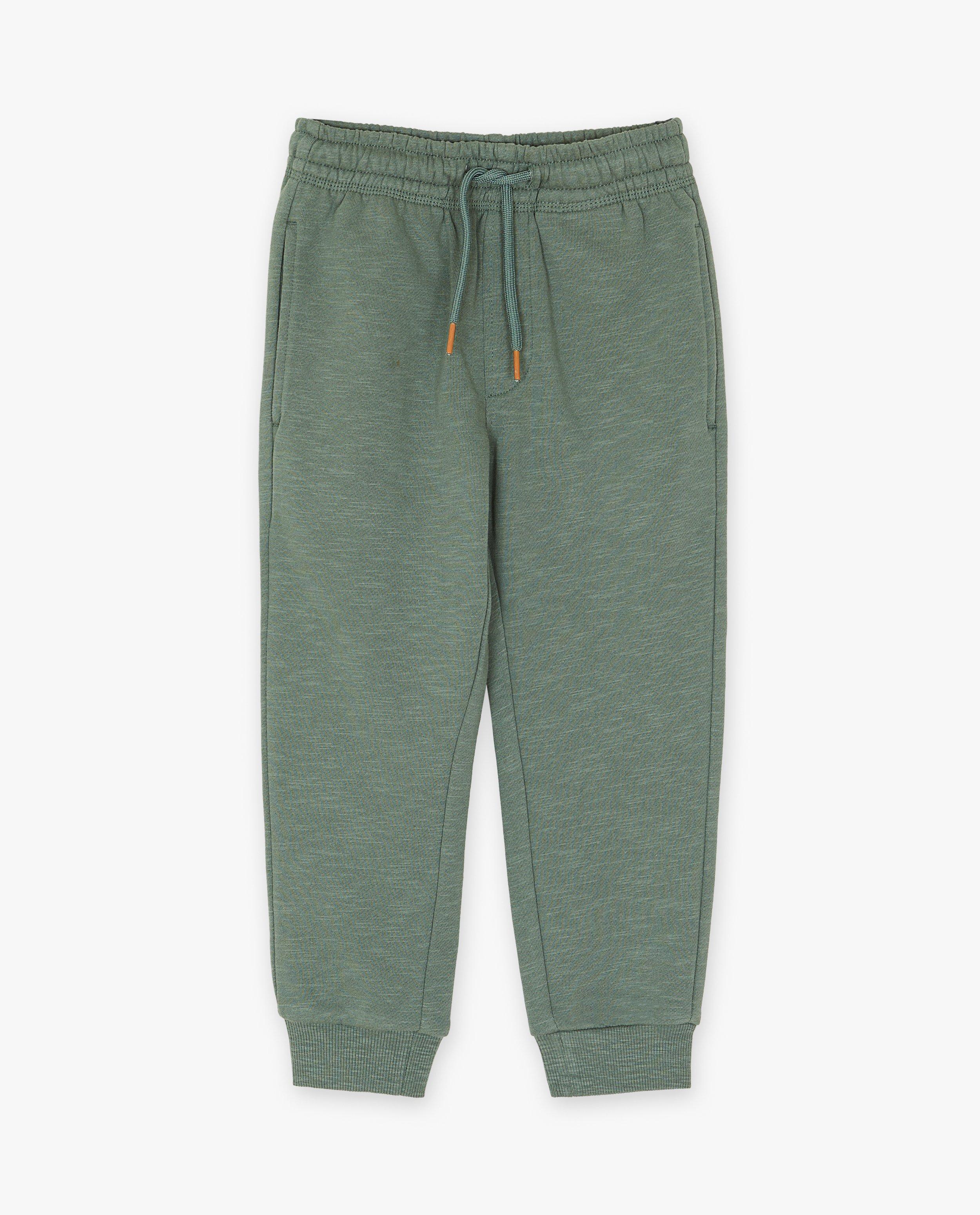 Pantalons - Pantalon de jogging vert foncé